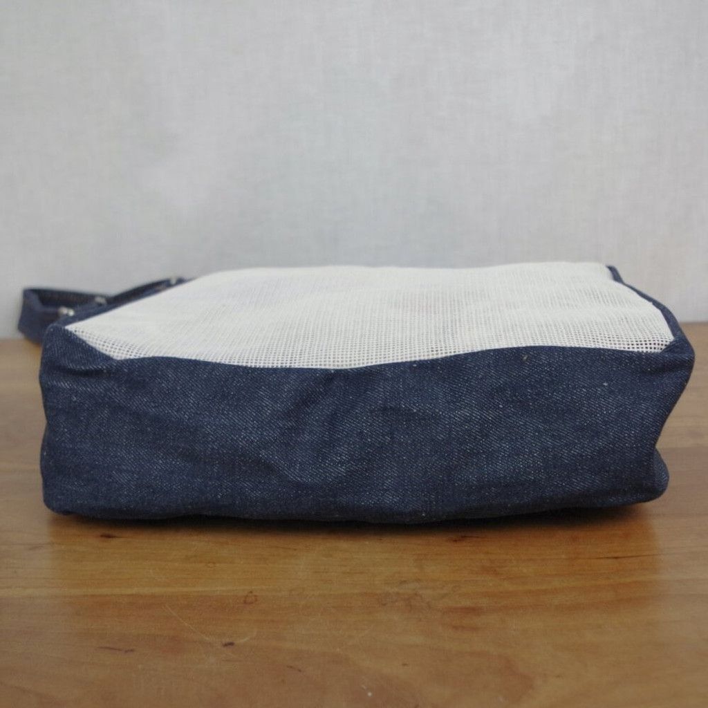 Vintage New Old Stock Slantzi-Craft Screen Door Threads Denim Bag Size ONE SIZE - 8 Thumbnail