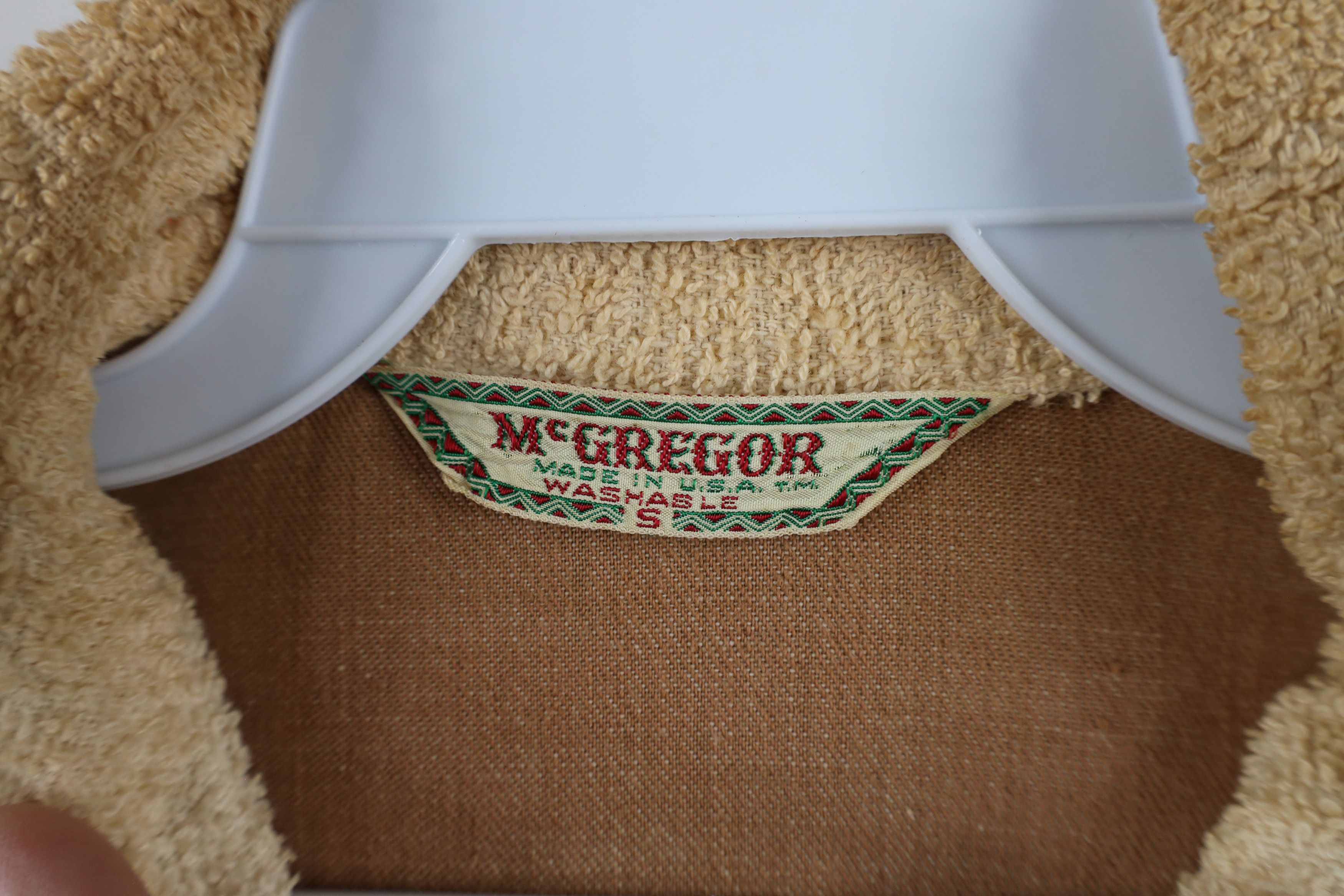 Vintage Vintage 50s 60s McGregor Terry Cloth Chambray Zip Polo USA Size US S / EU 44-46 / 1 - 12 Thumbnail
