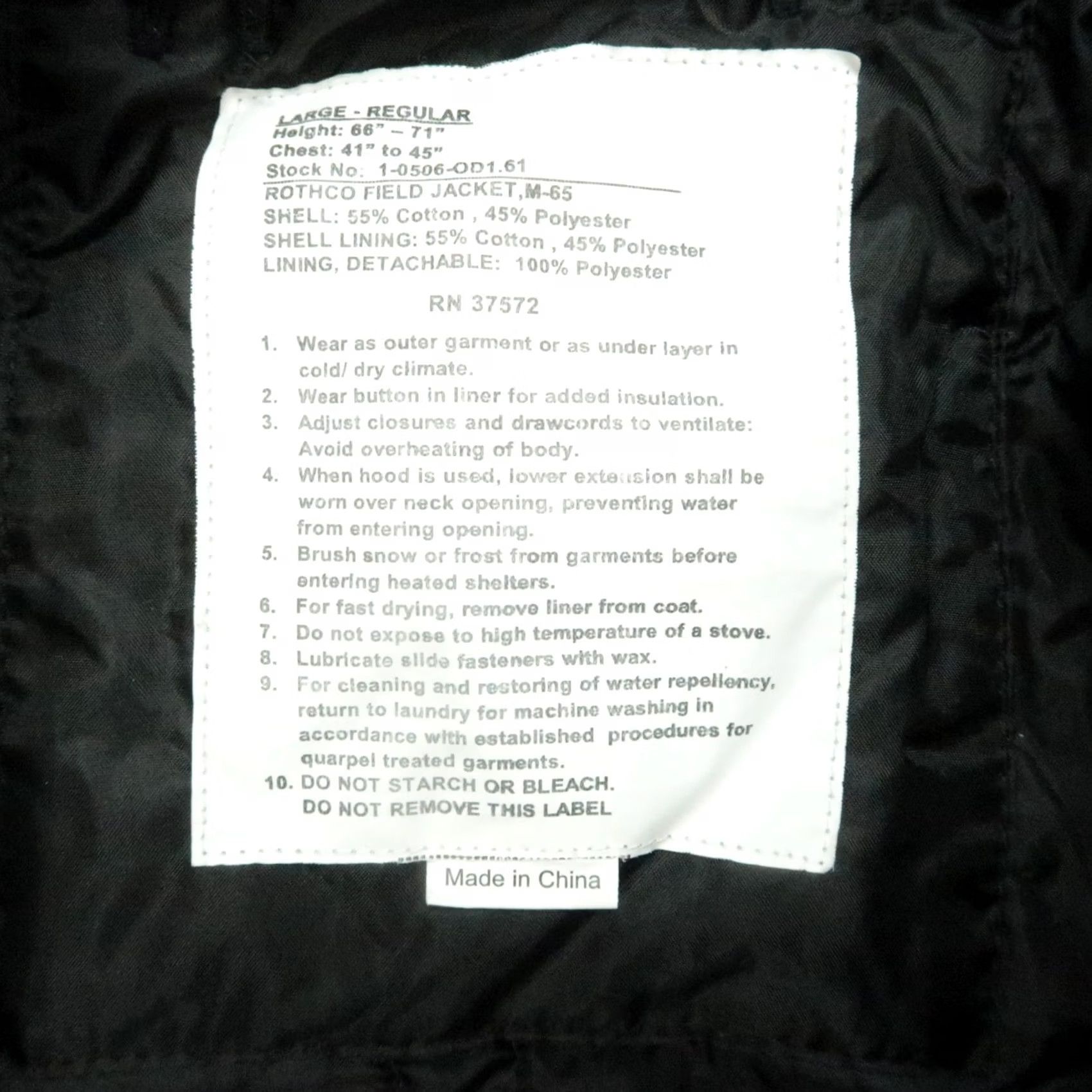 Rothco Rothco M65 Field Military Jacket Men Large Brown Black Green Tiger Stripe Camo Size US L / EU 52-54 / 3 - 3 Thumbnail