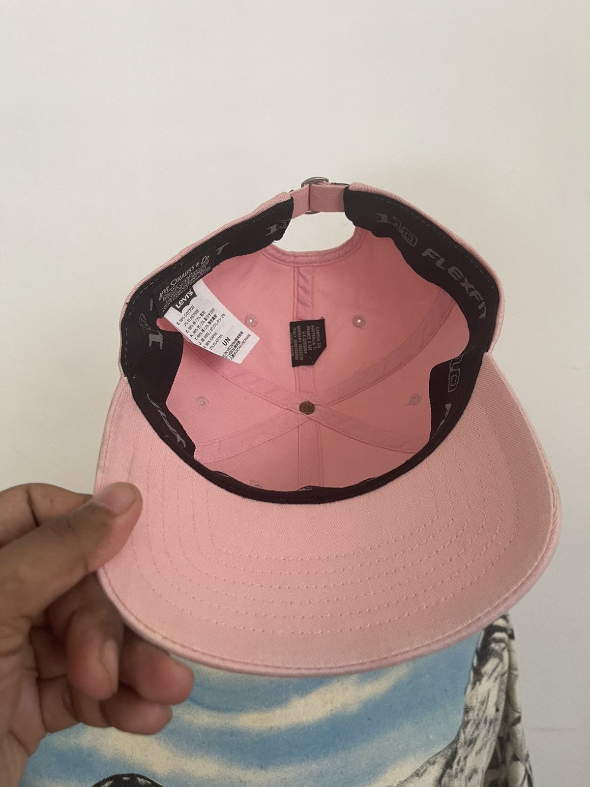 Levi's Levis Light Pink Baseball Cap Size ONE SIZE - 6 Thumbnail