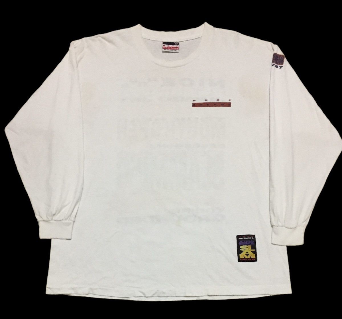 Vintage ‘RARE’ Vintage Hoop Dreams 1995 Documentary Movie Promo Tee Size US XL / EU 56 / 4 - 2 Thumbnail