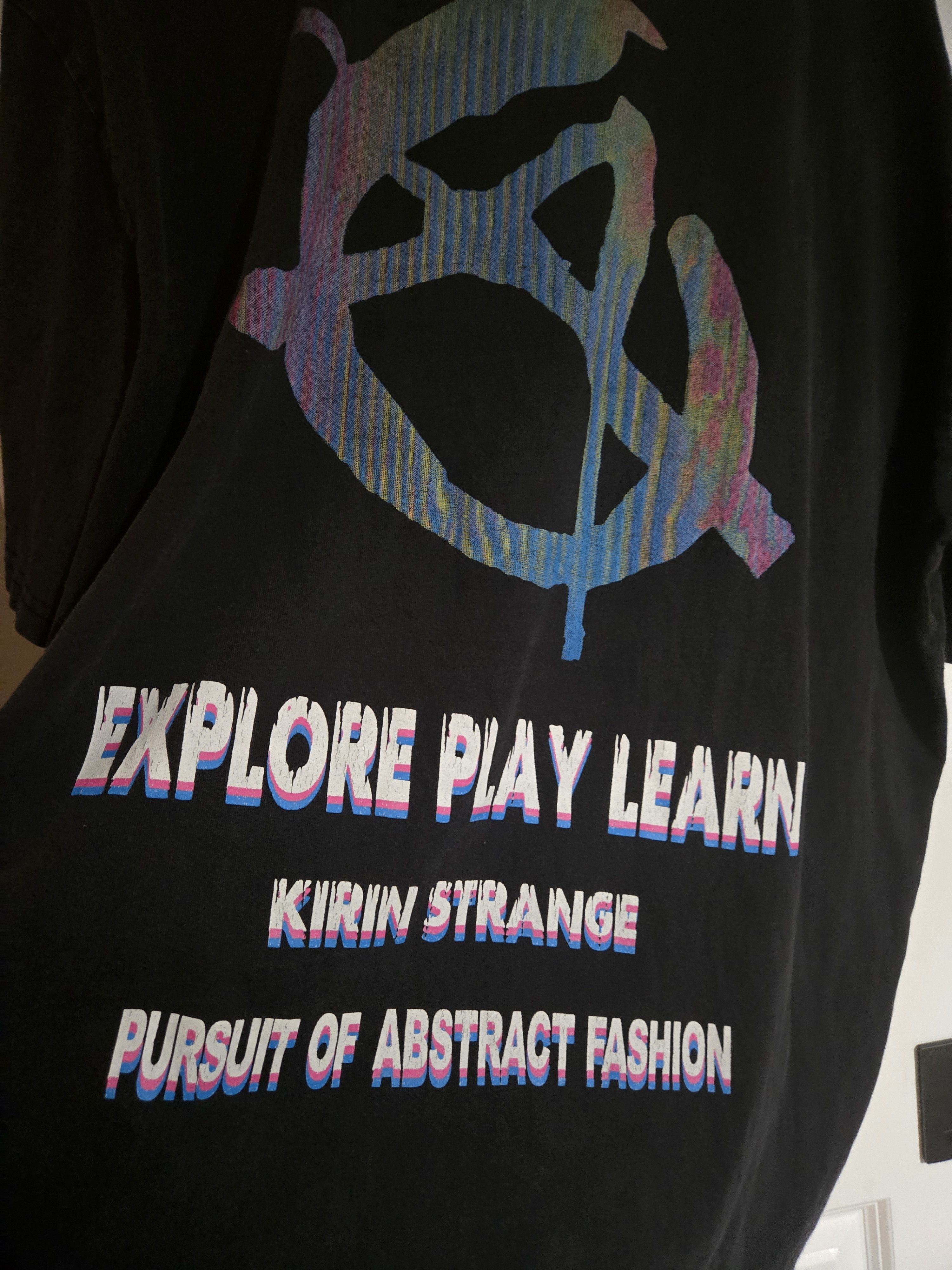 Japanese Brand " 1of1 " Kirin Strange Short Sleeve T-Shirt Size US XL / EU 56 / 4 - 1 Thumbnail