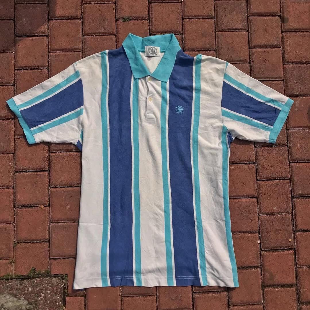 J. Press × Vintage Polo Stripes JPress Ivy League Short Sleeve Polo Shirt Size US M / EU 48-50 / 2 - 5 Thumbnail