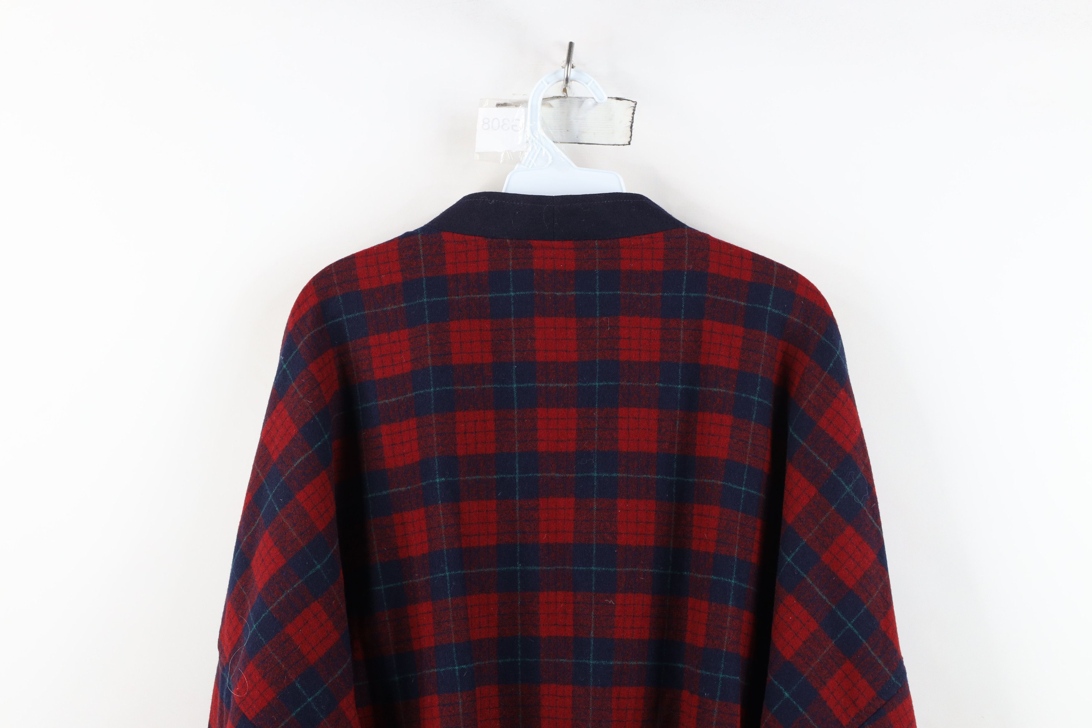 Pendleton Vintage 70s Pendleton Virgin Wool Cardigan Sweater Plaid USA Size US XL / EU 56 / 4 - 10 Thumbnail