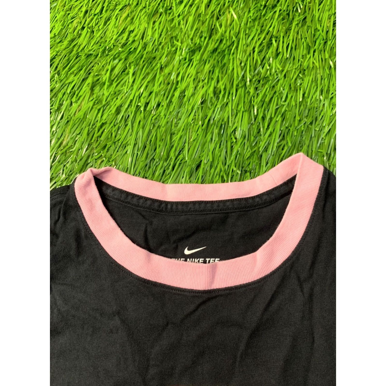 Nike NIKE Shirt Women XS Black and Pink 2020 Jersey T-Shirt Short Sleeve Casual Crew Neck 100% Cotton Logo Vintage No Size XS / US 0-2 / IT 36-38 - 4 Thumbnail