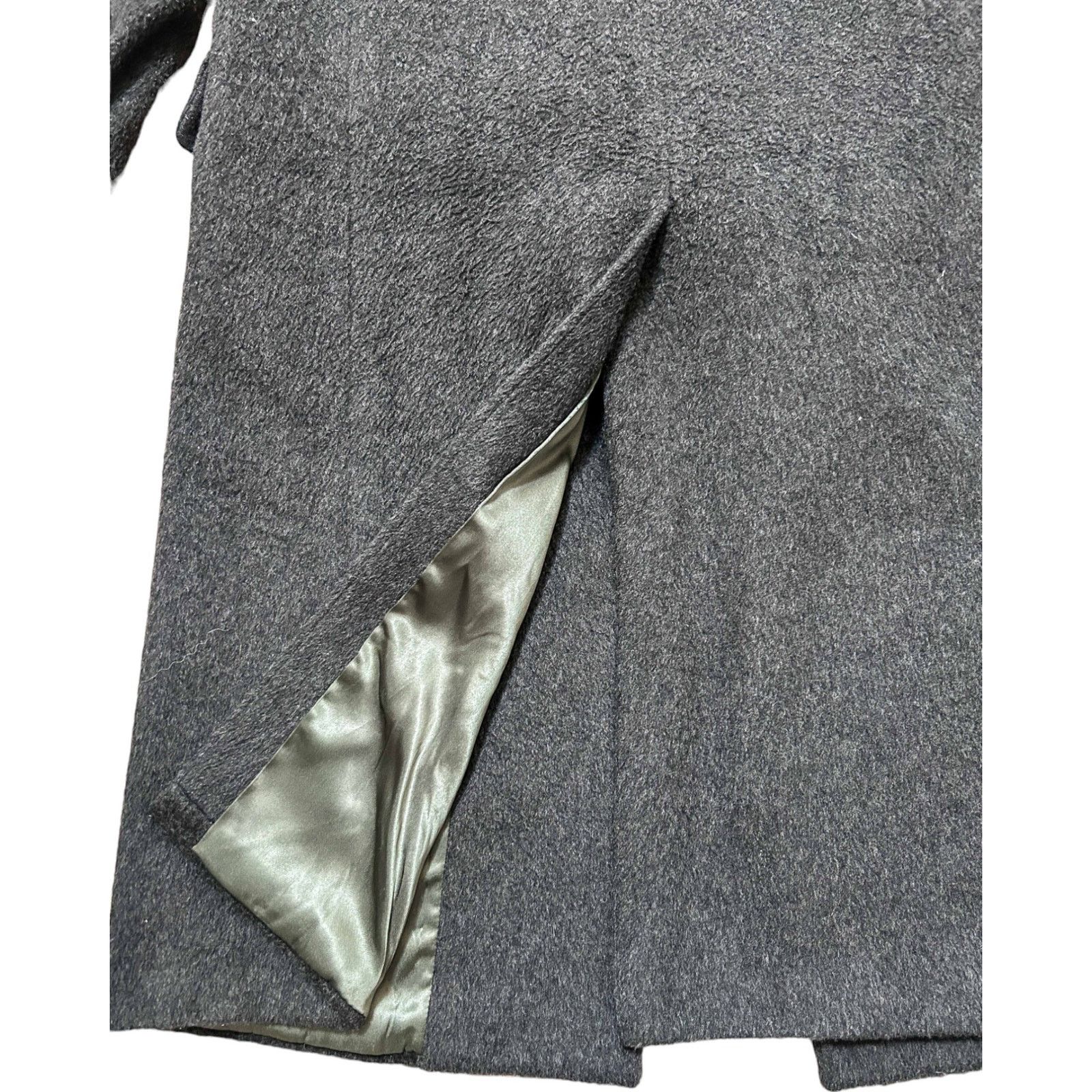 Nordstrom Cricketeer Mens Large Heavyweight Gray Trenchcoat Size US L / EU 52-54 / 3 - 9 Thumbnail