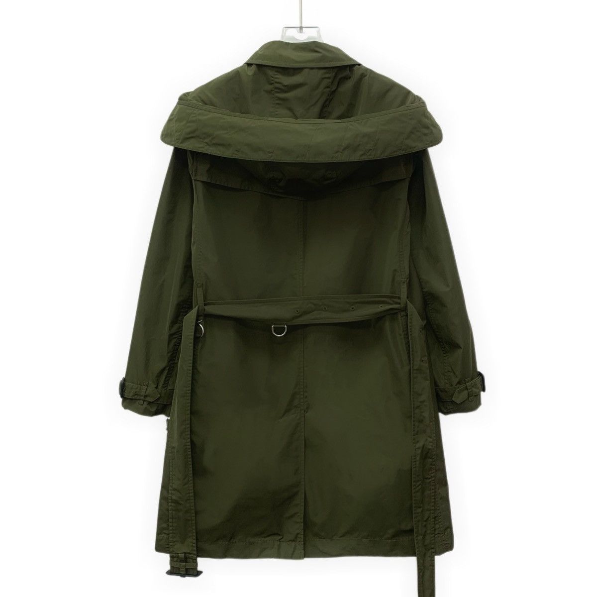 Burberry Burberry Dark Green Belted Section Trench Coat Size S / US 4 / IT 40 - 2 Thumbnail