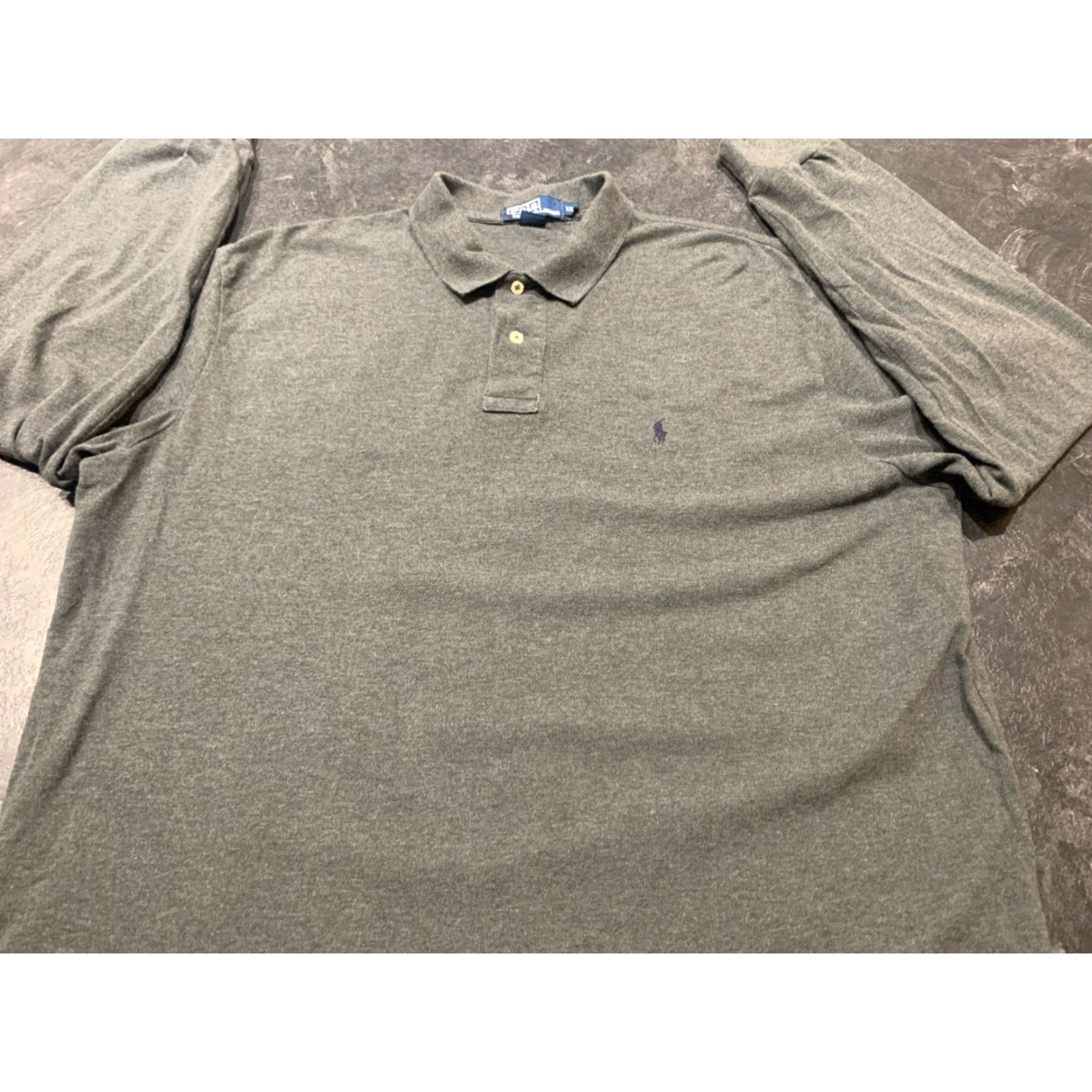 Ralph Lauren Polo Ralph Lauren Men’s Dark Gray Long Sleeve Polo Shirt Size XXL Size US XXL / EU 58 / 5 - 2 Thumbnail