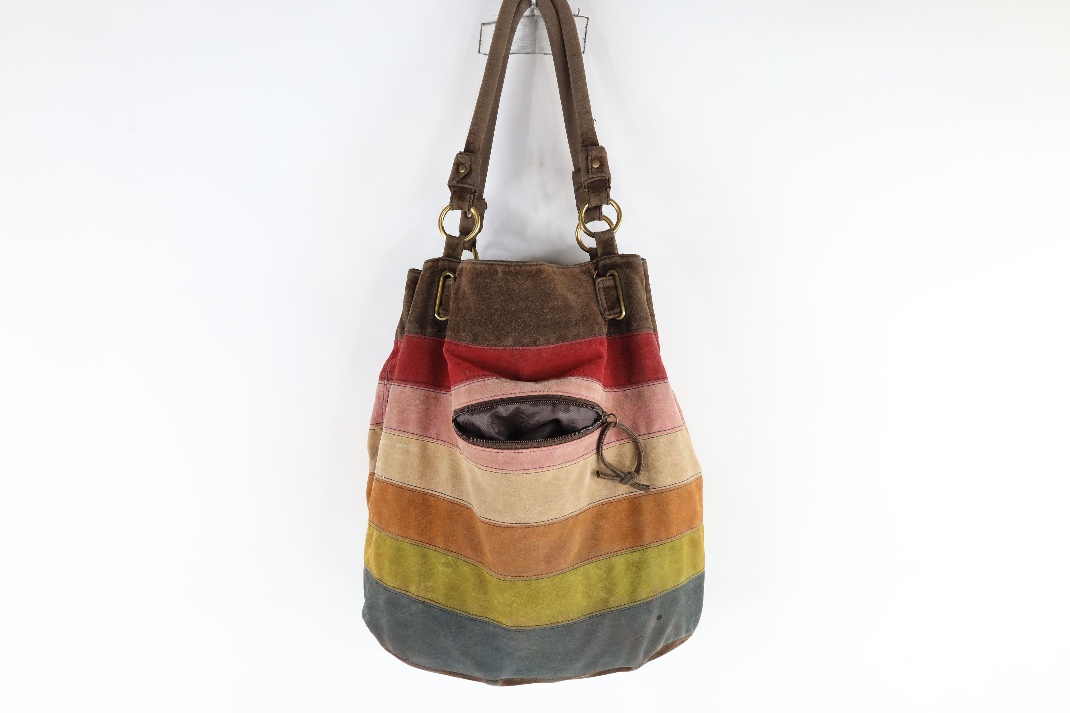 Vintage Vintage 90s Y2K Babydoll Streetwear Rainbow Hobo Buckle Bag Size ONE SIZE - 2 Thumbnail