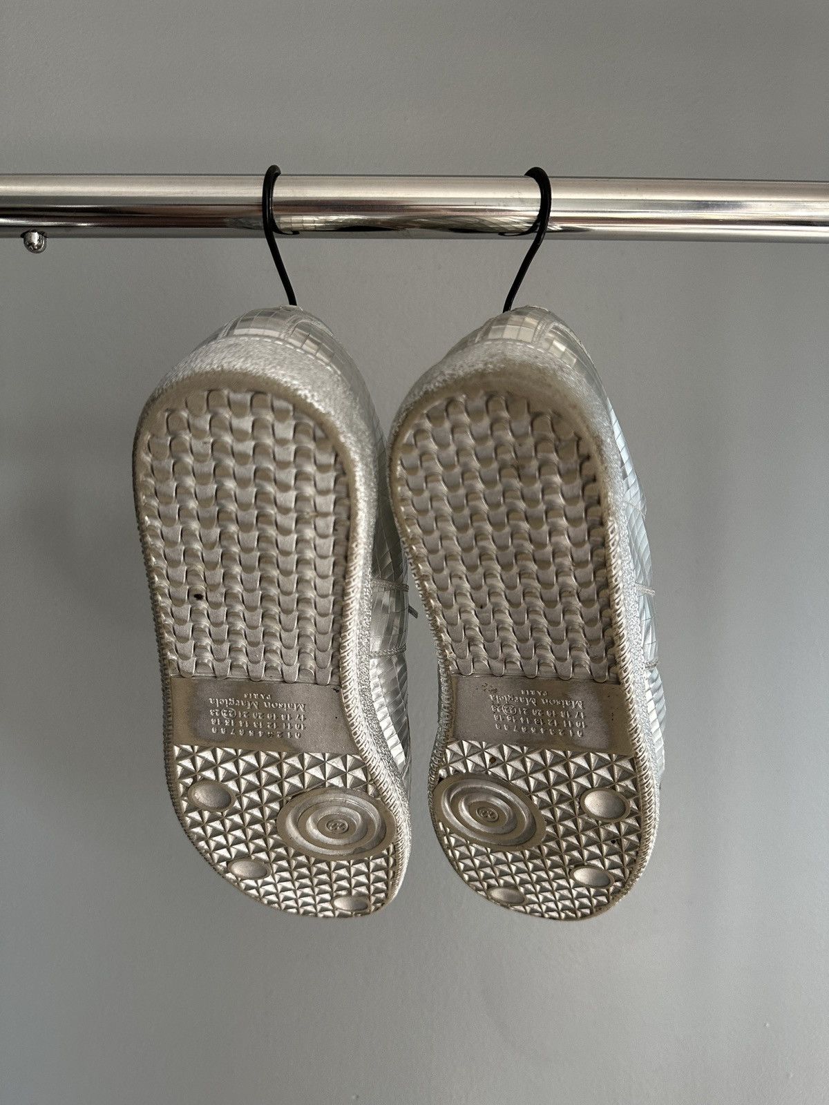 Maison Margiela Maison Margiela 45 US 12 GAT Silver Replica Sneakers 2018 Size US 12 / EU 45 - 2 Thumbnail