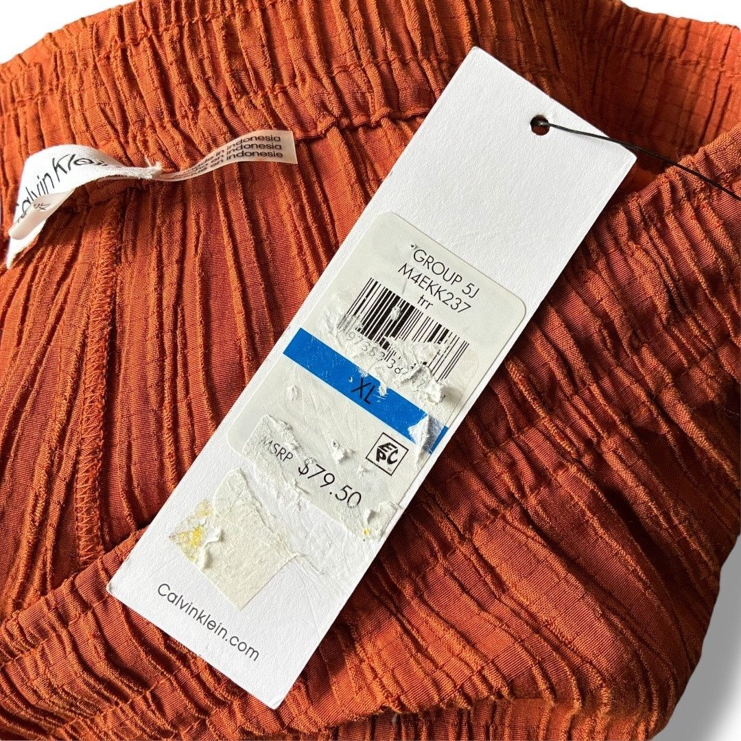 Calvin Klein Calvin Klein crinkle drawstring wide leg pants NWT size XL Size 38" / US 16 / IT 52 - 10 Thumbnail