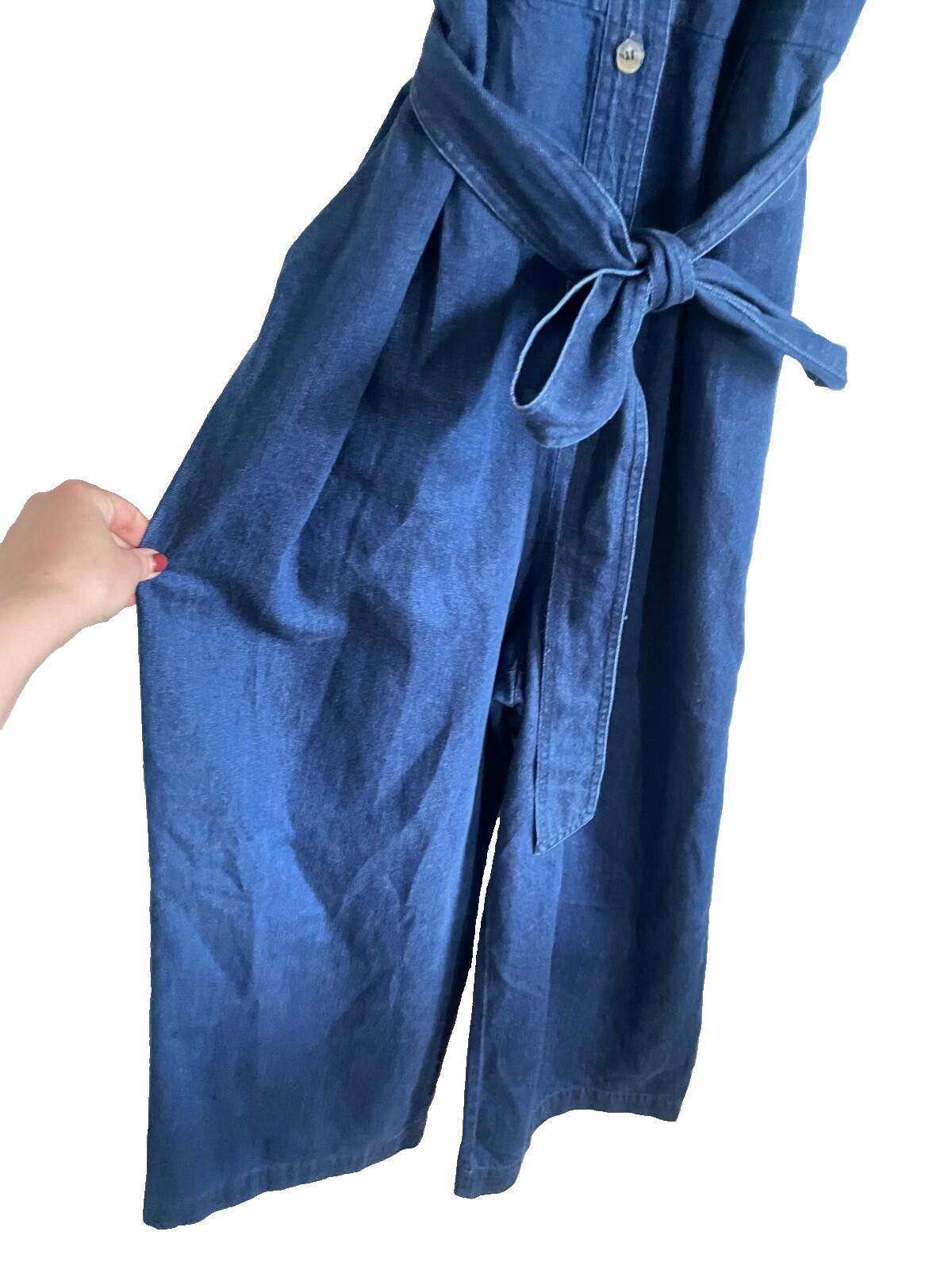 Whistles Whistles Alana Denim Jumpsuit UK 16 BNWT RRP £149 Size 34" / US 12 / IT 48 - 6 Thumbnail
