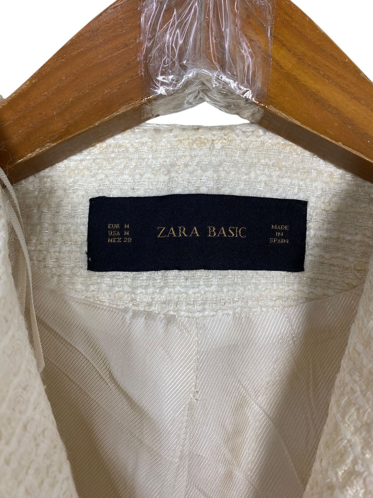 Zara Rare‼️ Zara Basic Crop Open Front Long Sleeve Lined Blazer Size M / US 6-8 / IT 42-44 - 5 Thumbnail