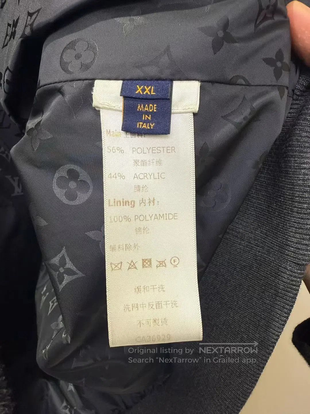 Louis Vuitton Louis Vuitton Full Logo Teddy Jacket. Size US XXL / EU 58 / 5 - 4 Thumbnail