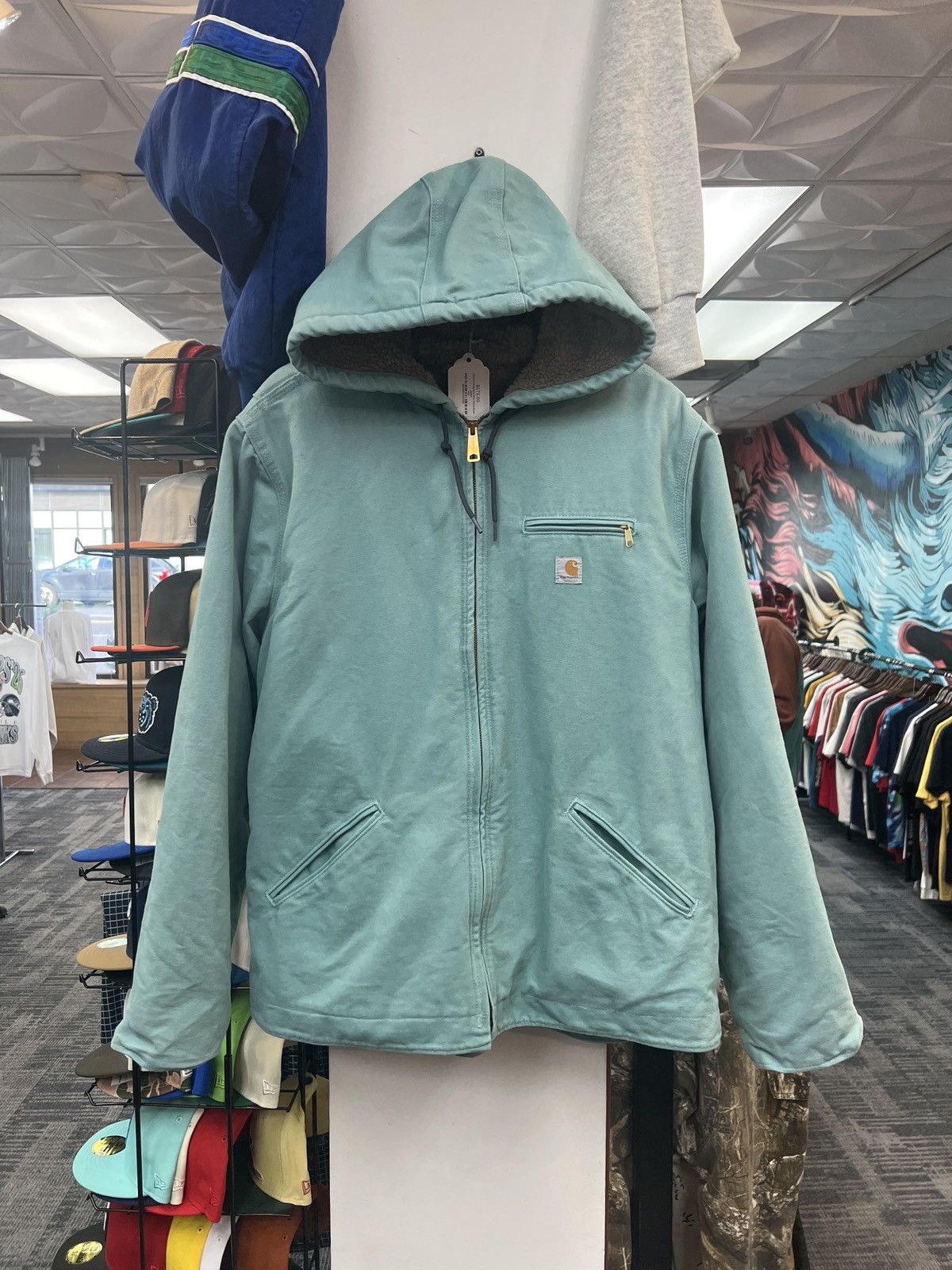 Carhartt Carhartt Seaglass Blue Sierra Duck Jackett Size US XXL / EU 58 / 5 - 1 Thumbnail