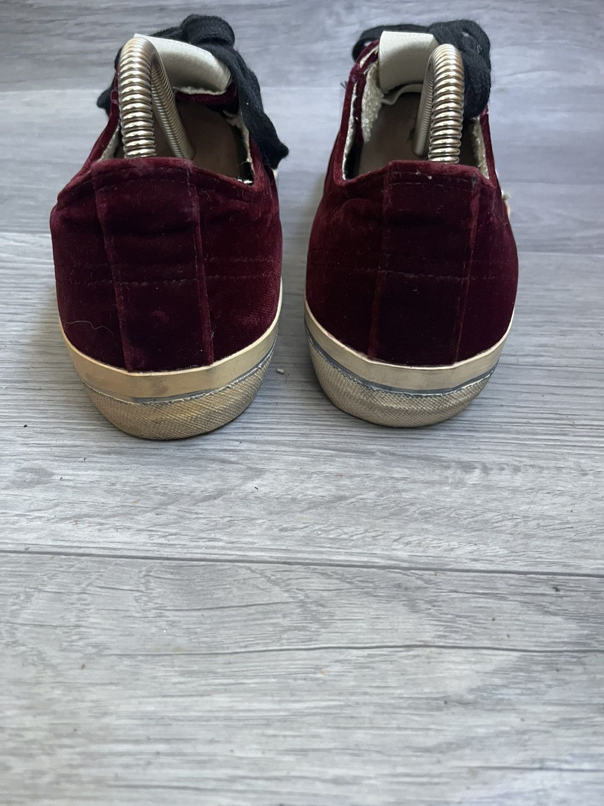 Golden Goose Golden star v-star velvet low top sneakers sz 39 Size US 9 / IT 39 - 6 Thumbnail