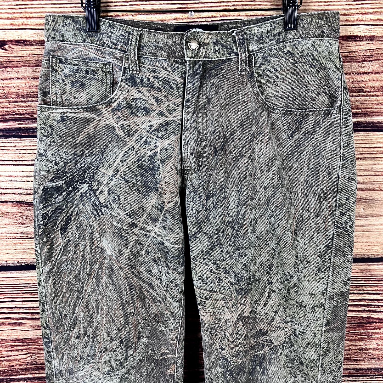 Vintage Mossy Oak Camouflage Denim Straight Leg Jeans Size US 32 / EU 48 - 7 Thumbnail