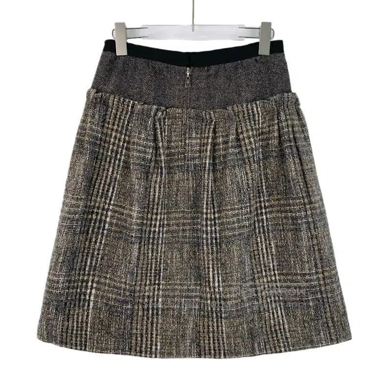 Louis Vuitton Louis Vuitton Brown Mohair Women's Skirt . Size 23" - 2 Thumbnail