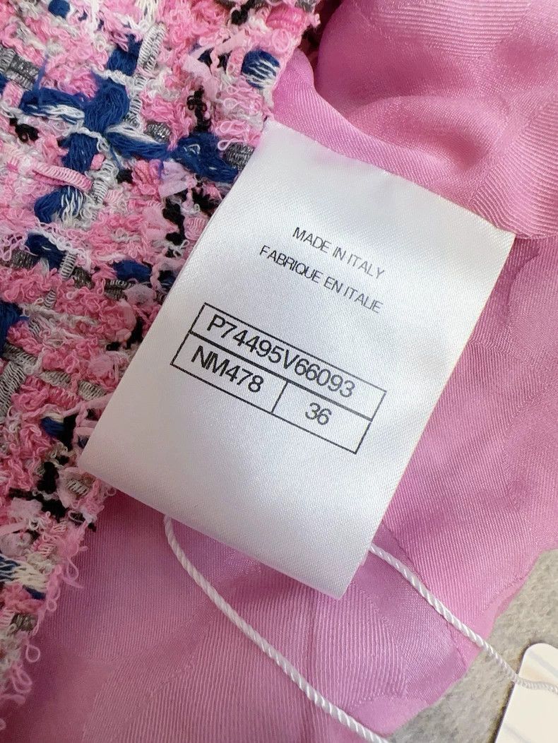 Other Chanel 23P Pink Blue Plaid Halter Top Size M / US 6-8 / IT 42-44 - 6 Thumbnail