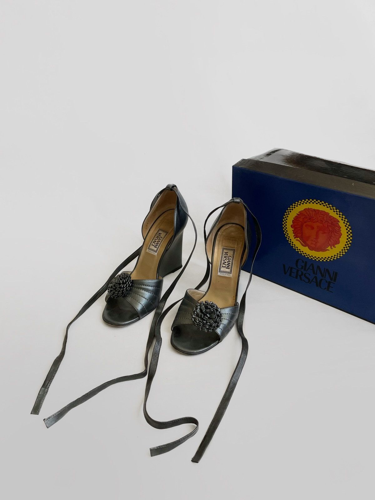 Versace Archive Gianni Versace platform shoes Size US 7 / IT 37 - 2 Thumbnail