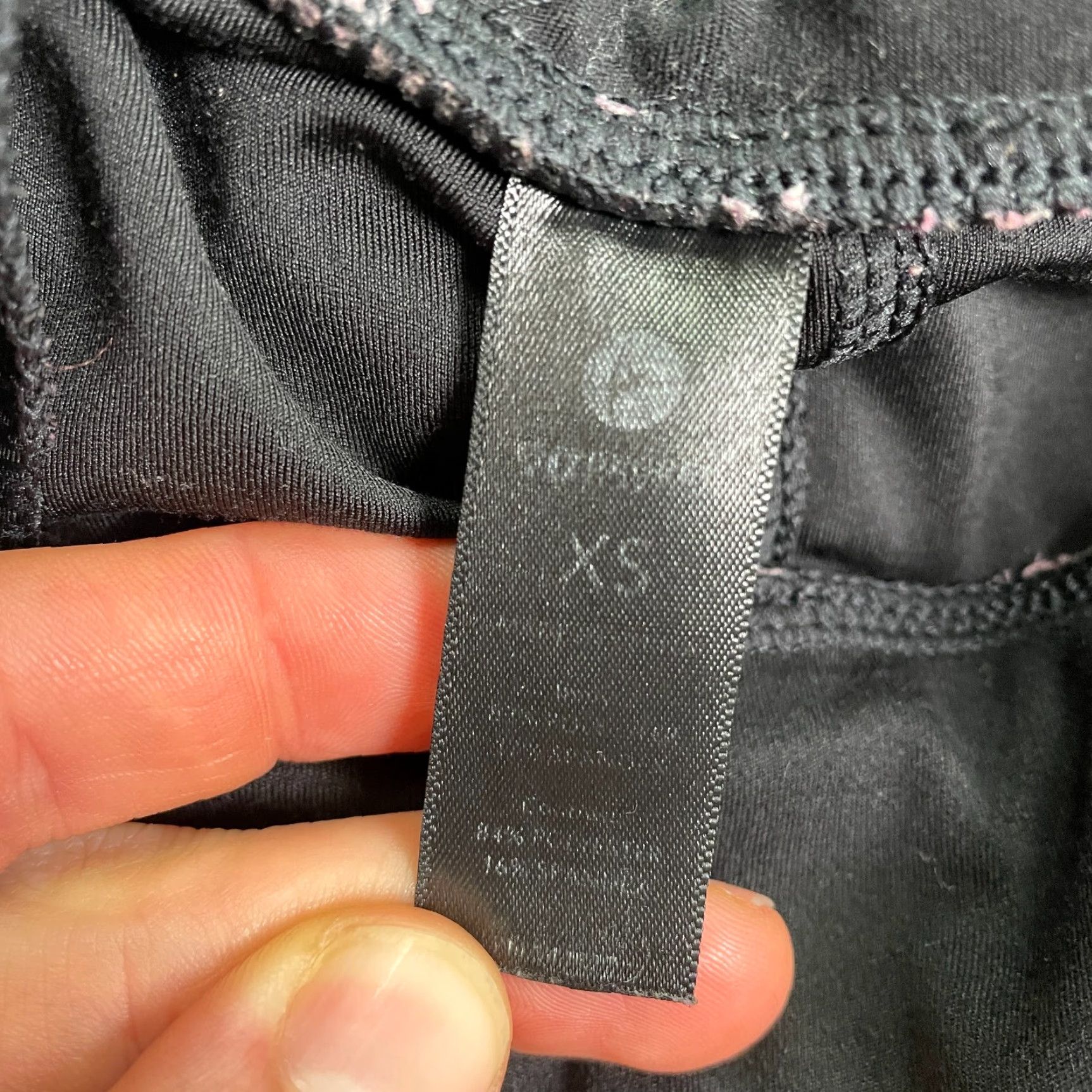 Vintage 90 Degrees By Reflex Sweatpants Women XS Black Drawstring Tapered 26x27.5 Size 26" / US 2 / IT 38 - 5 Thumbnail
