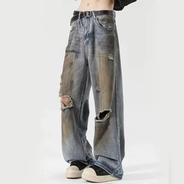 Designer Makihara x Fuji Distressed Jeans Size US 28 / EU 44 - 3 Thumbnail