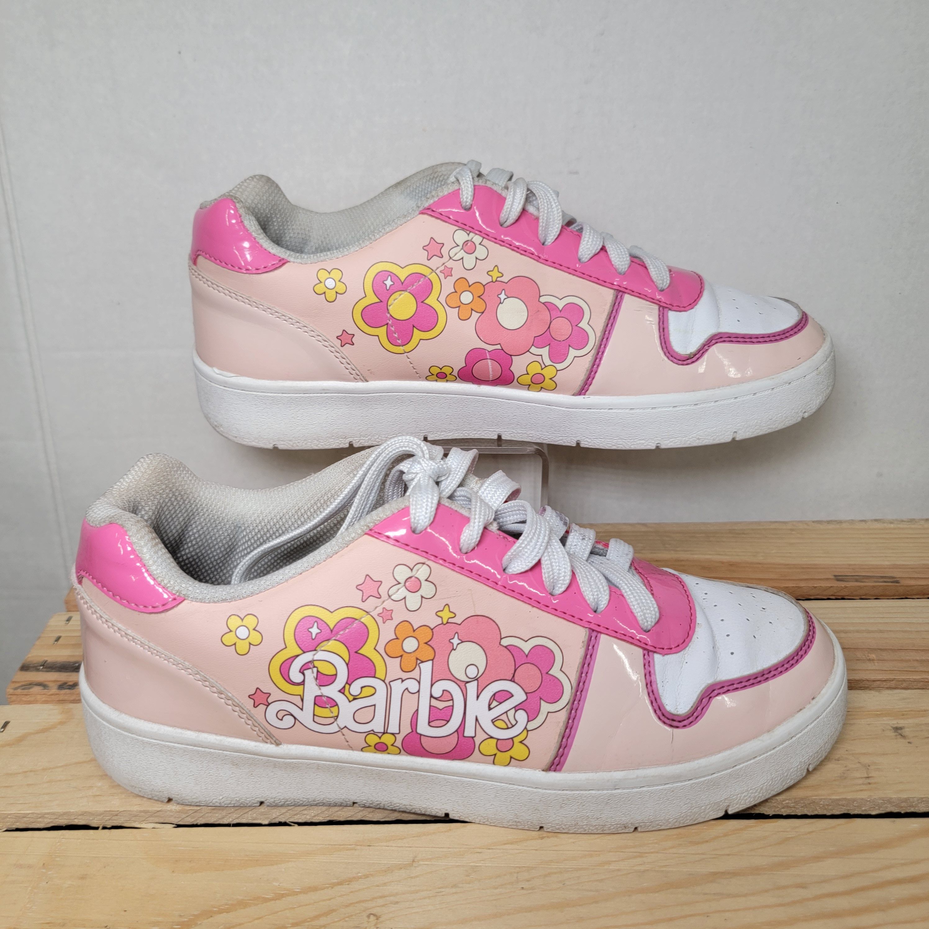Other Barbie Pink & White Tennis Shoes - Size 8 Adult Size US 8 / IT 38 - 1 Thumbnail