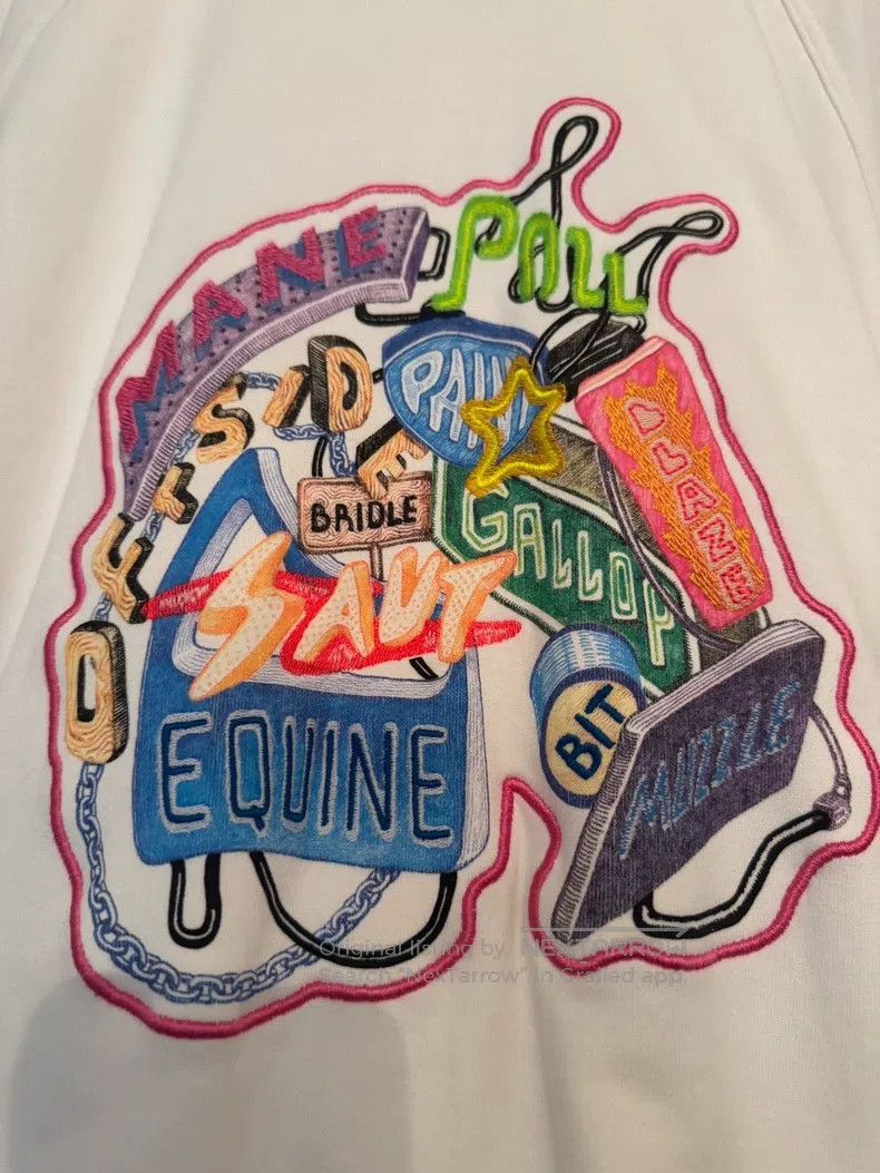 Hermes Hermes Chevaloscope Series White Embroidered Sweatshirt Size XS / US 0-2 / IT 36-38 - 2 Thumbnail