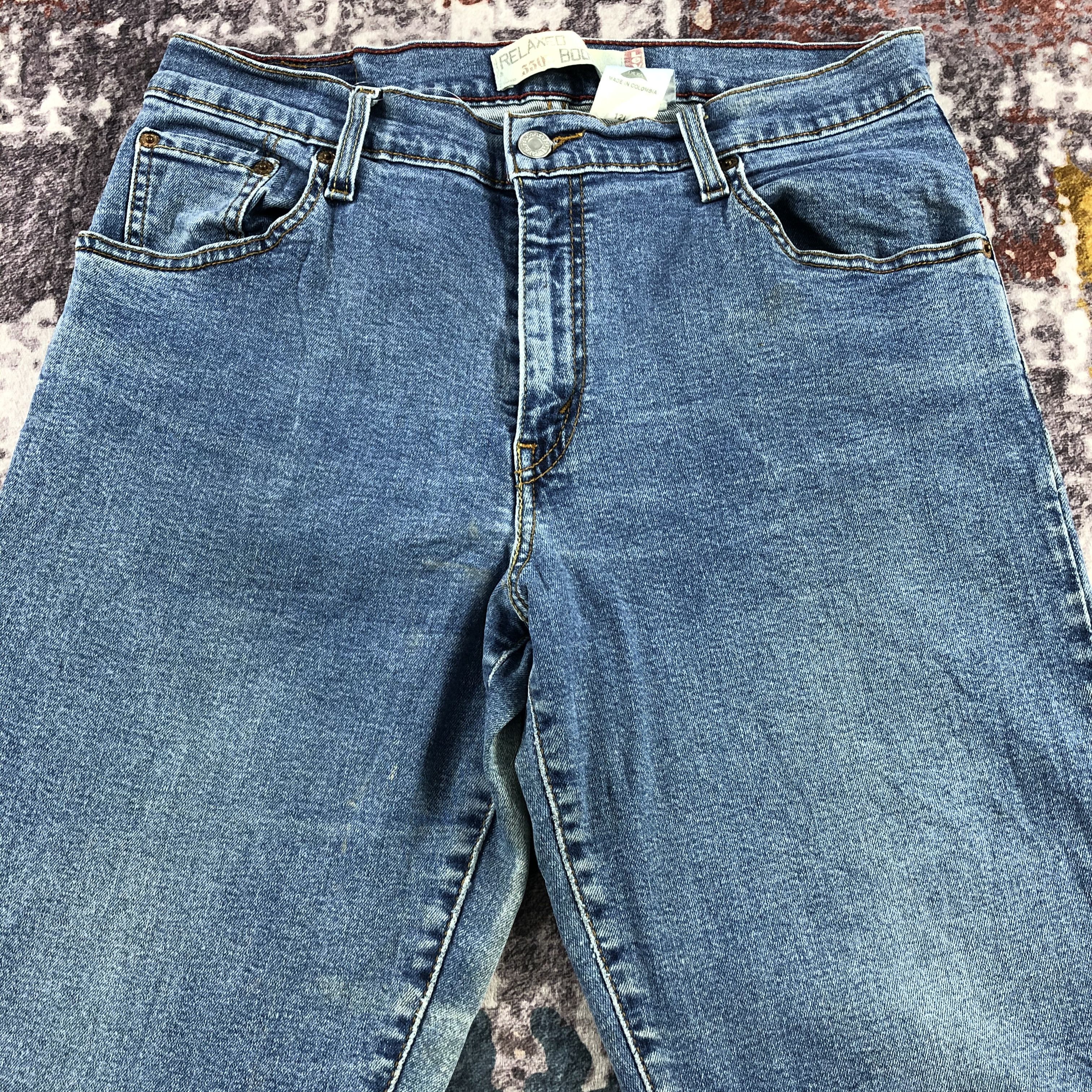 Levi's × Vintage Vintage Blue Wash Levis 550 Jeans-JM2818 Size US 31 - 3 Thumbnail