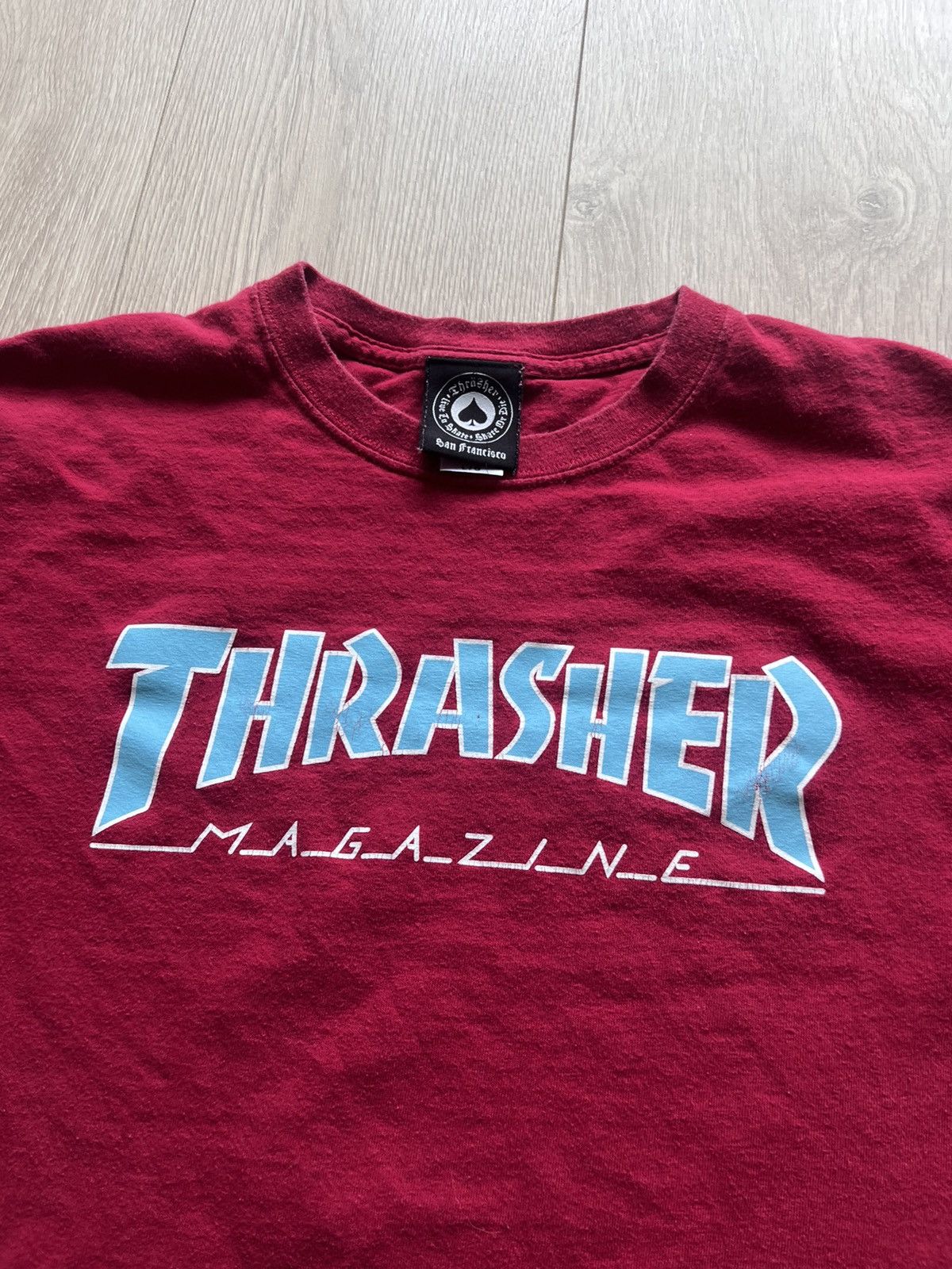 Thrasher × Vintage Thrasher Magazine Skateboarding T Shirt Vintage Y2K Spellout Size US L / EU 52-54 / 3 - 1 Thumbnail
