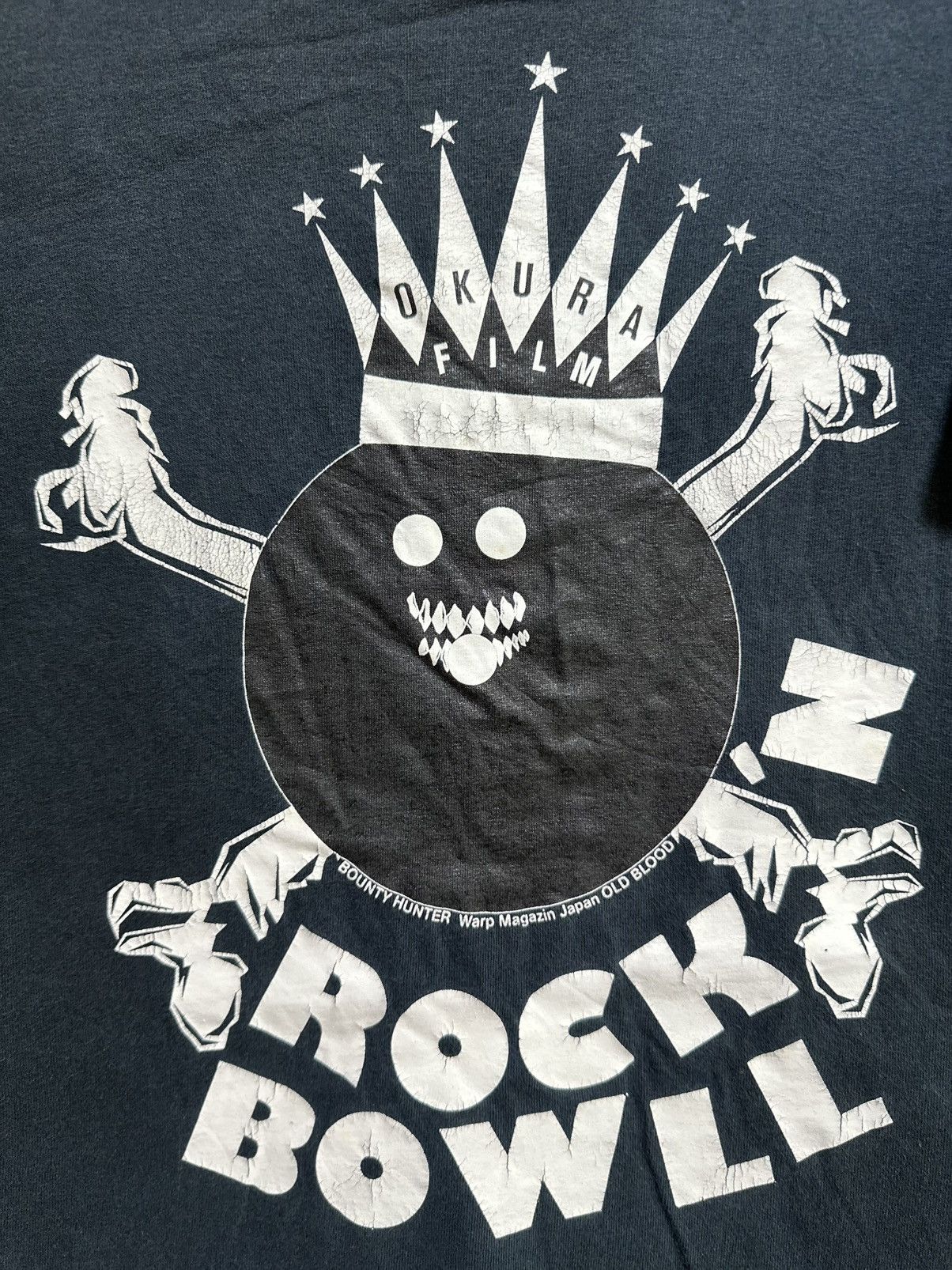 Bounty Hunter × Japanese Brand × Vintage Vintage 90s Bounty Hunter Warp Rock Bowll Tee Size US S / EU 44-46 / 1 - 2 Thumbnail
