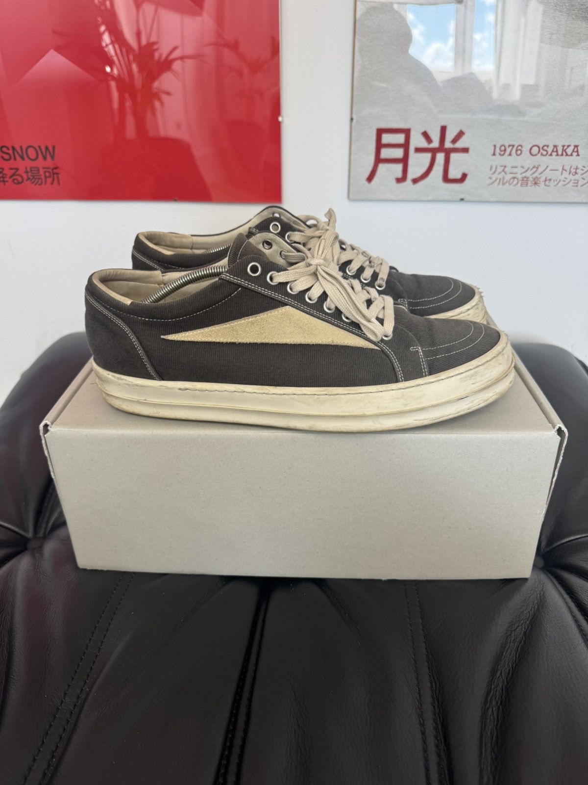 Rick Owens Vans Sneakers Designer Low Top Hype Shoes Luxury