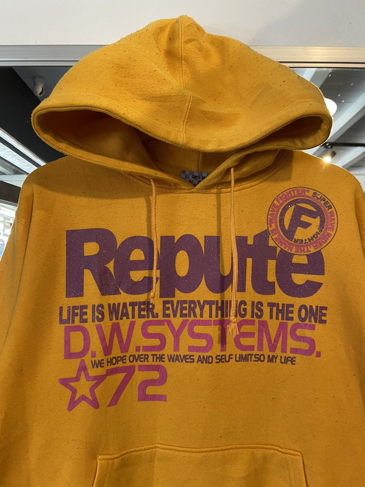 Japanese Brand LIFE US WATER EVERYTHING IS THE ONE JAPANESE HOODIE Size US L / EU 52-54 / 3 - 3 Thumbnail