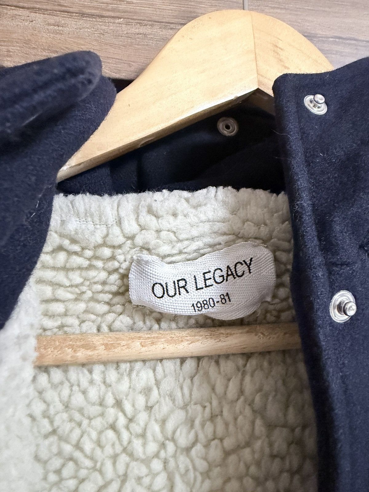 Our Legacy Our Legacy wool navy jacket sherpa L Parka Size US L / EU 52-54 / 3 - 8 Thumbnail