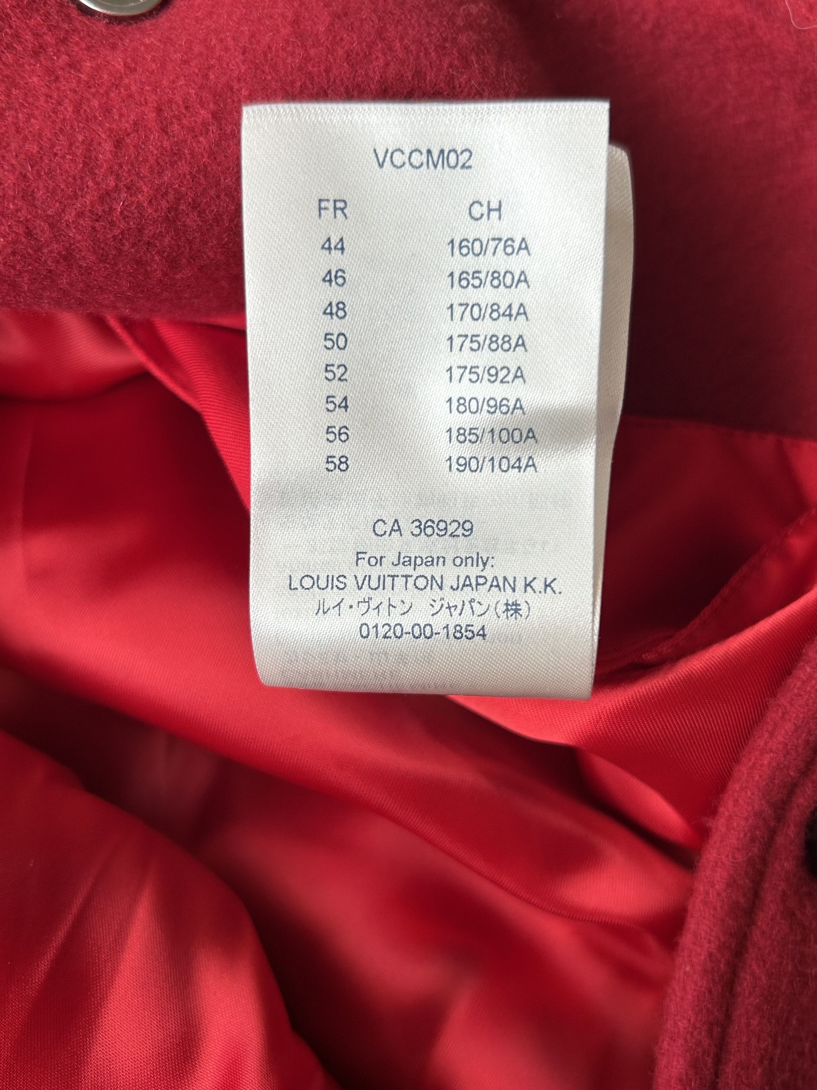 Louis Vuitton Louis Vuitton Red & White Dreaming Varsity Jacket Size US M / EU 48-50 / 2 - 6 Thumbnail