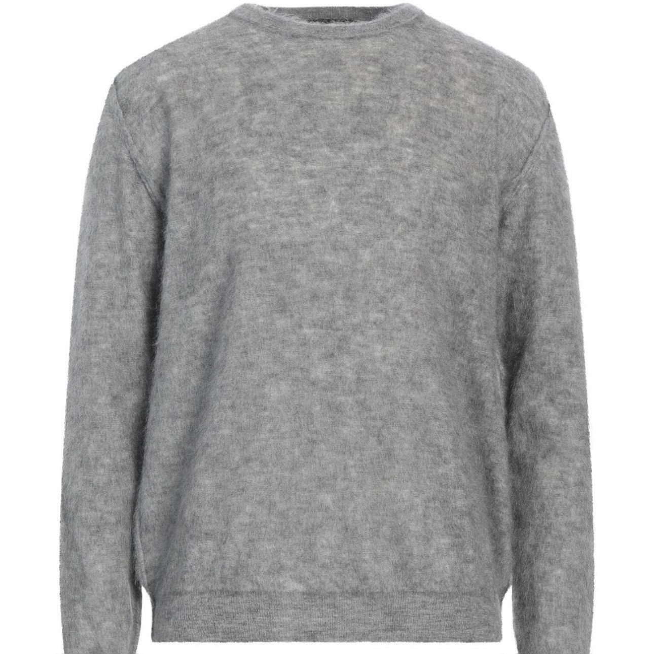 Roberto Collina Grey Roberto Collina Mohair Sweater Size US L / EU 52-54 / 3 - 6 Thumbnail