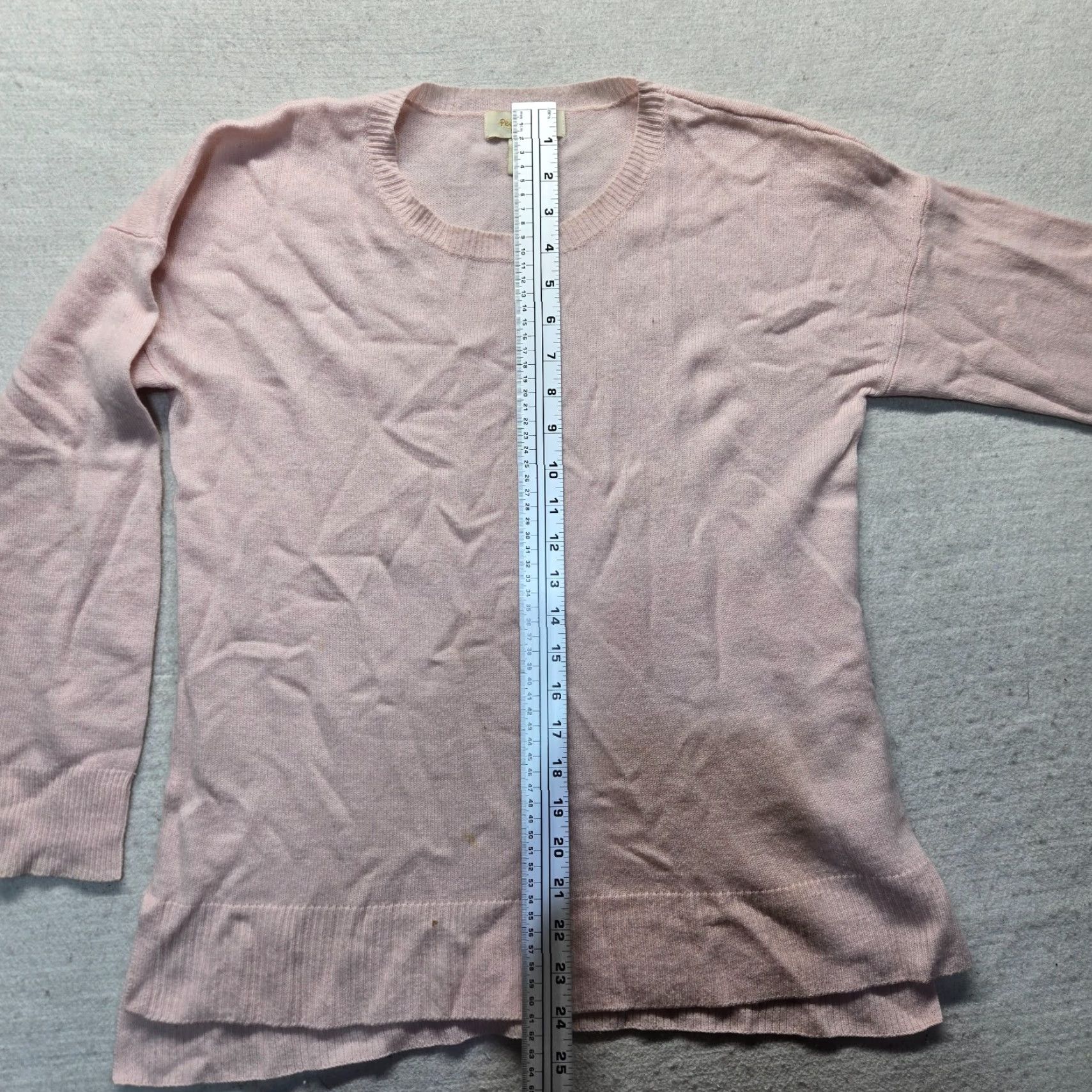 Vintage Peck & Peck Sweater 100% Cashmere Solid Light Pink Long Sleeve Women's L Pullover Knit Casual Winter Ladies S-3? Size L / US 10 / IT 46 - 5 Thumbnail