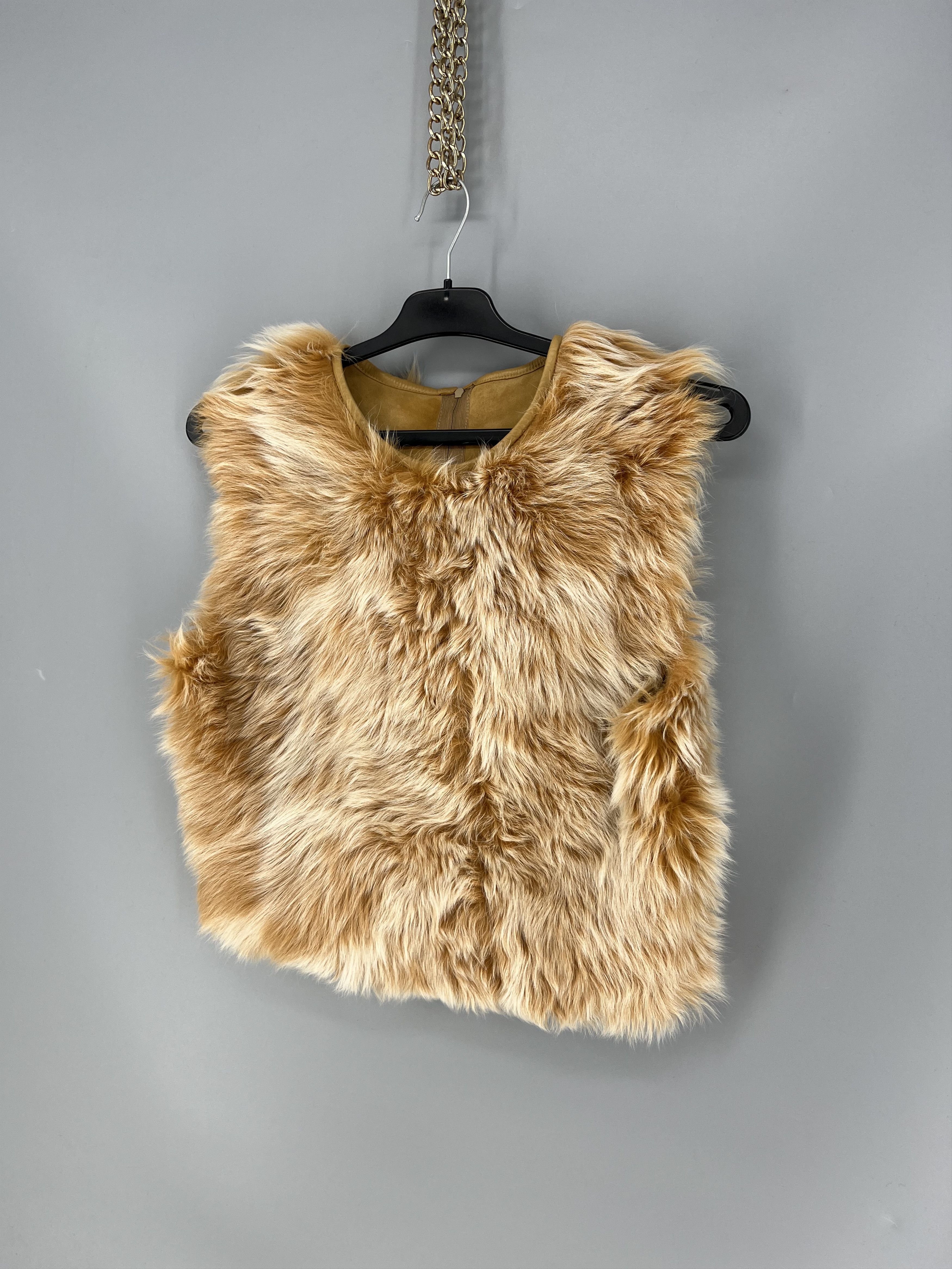Vintage Vintage Genuine Fox Fur Vest Women’s S Hidden Back Zip Size S / US 4 / IT 40 - 3 Thumbnail