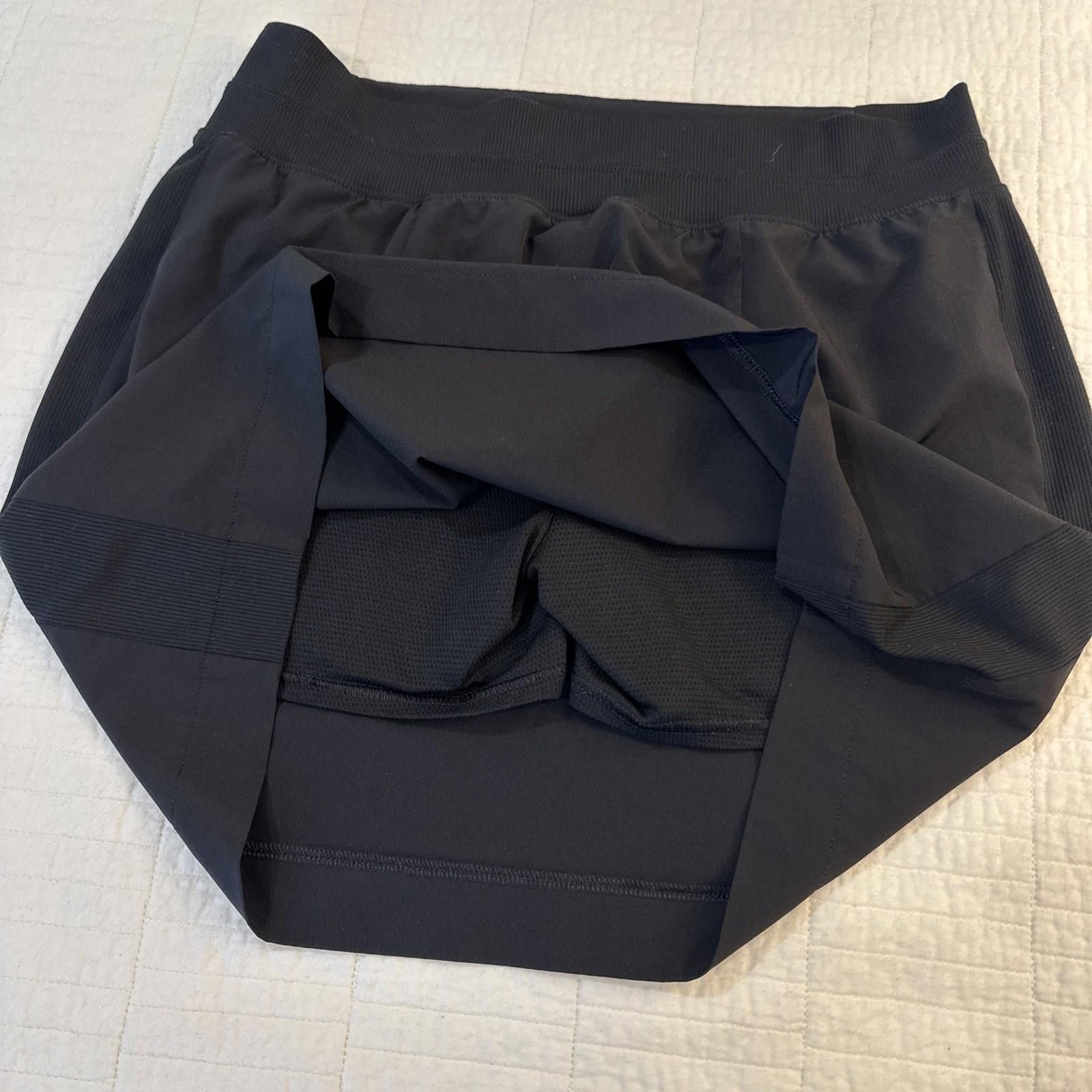 The Unbranded Brand Black medium Active skirt Skort Sweat Wicking Quick Dry Size 32" / US 10 / IT 46 - 7 Thumbnail