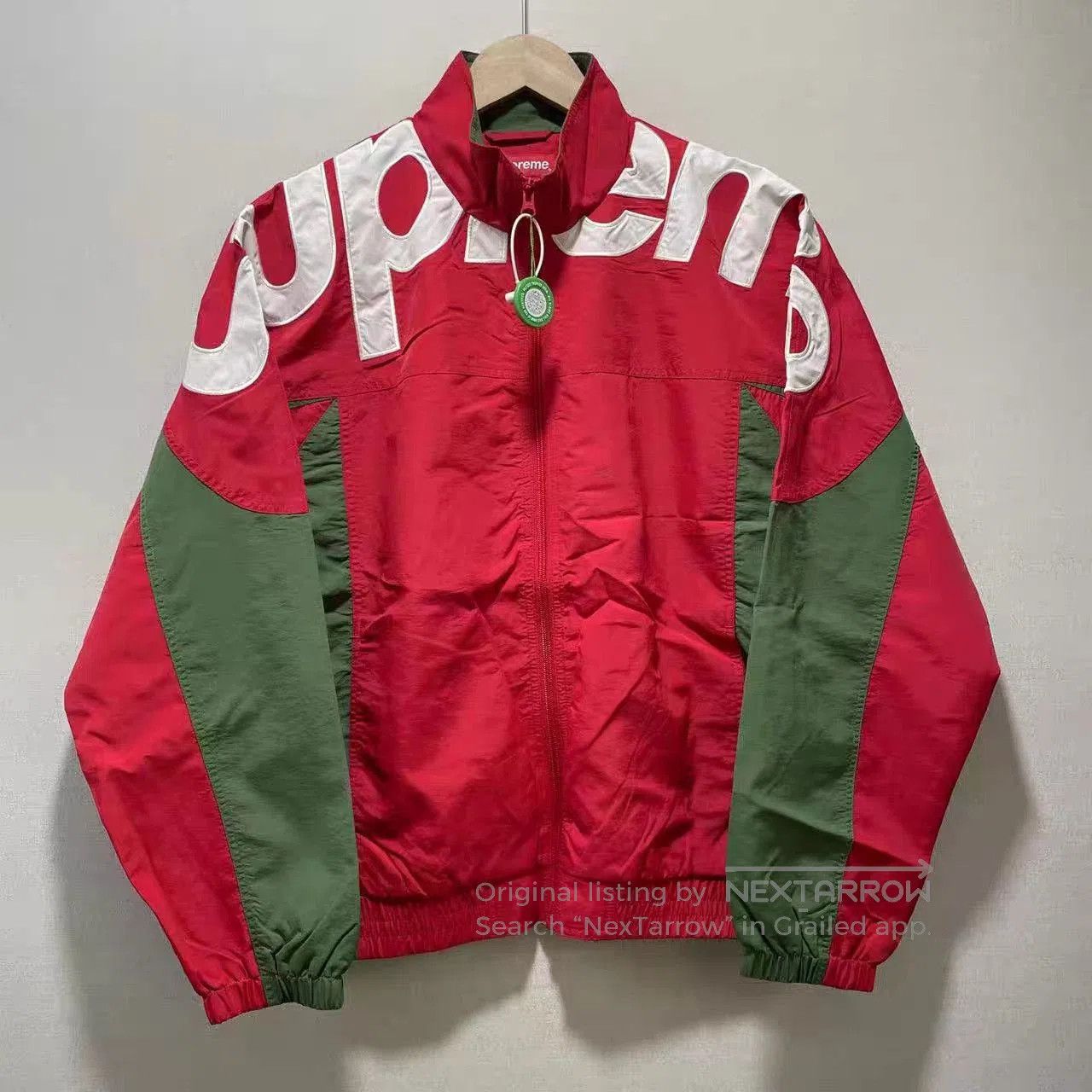 Supreme Red Colorblock Light Jacket Size M. Size US M / EU 48-50 / 2 - 1 Thumbnail