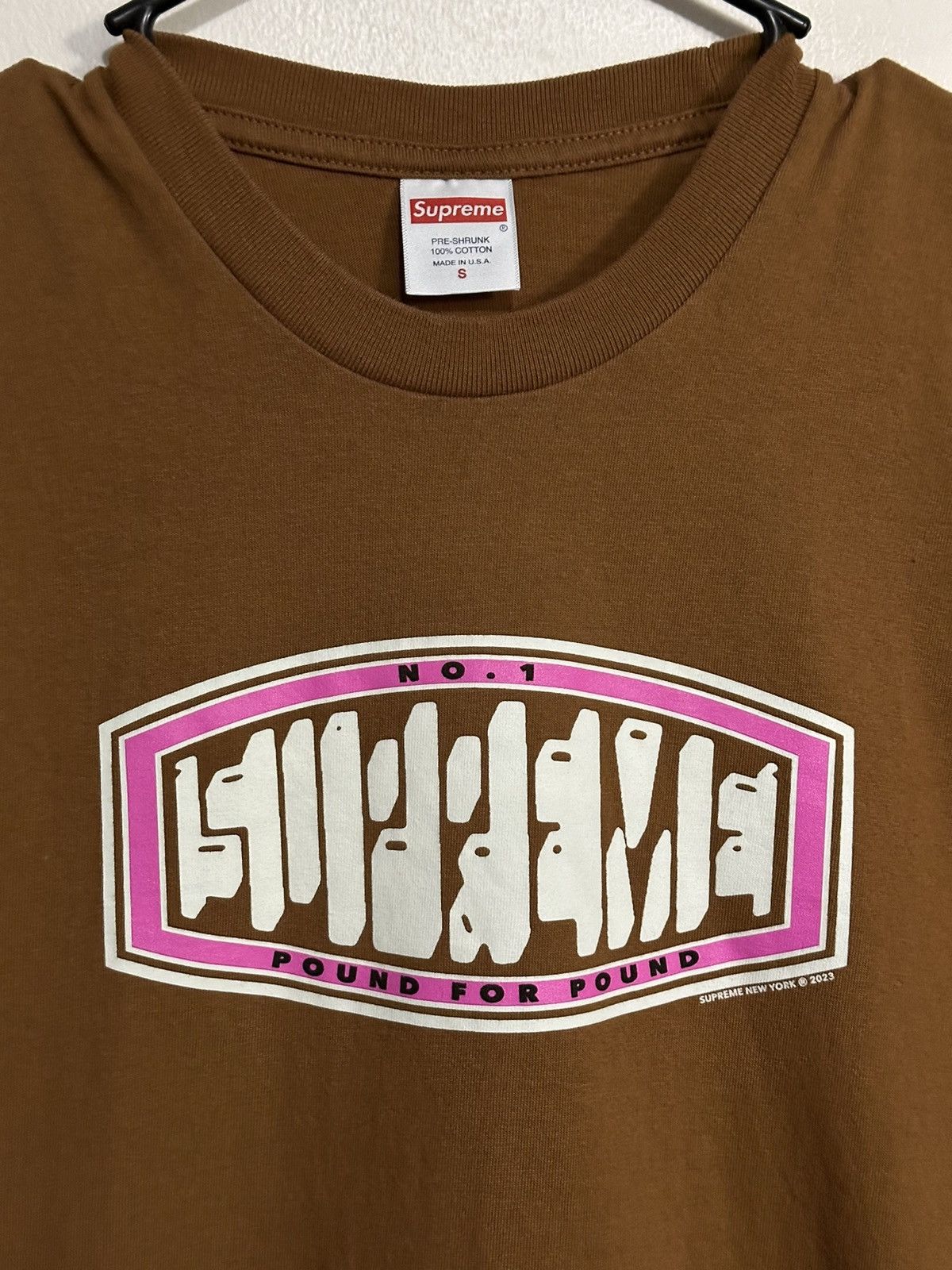 Supreme Supreme Pound Tee Size US S / EU 44-46 / 1 - 2 Thumbnail