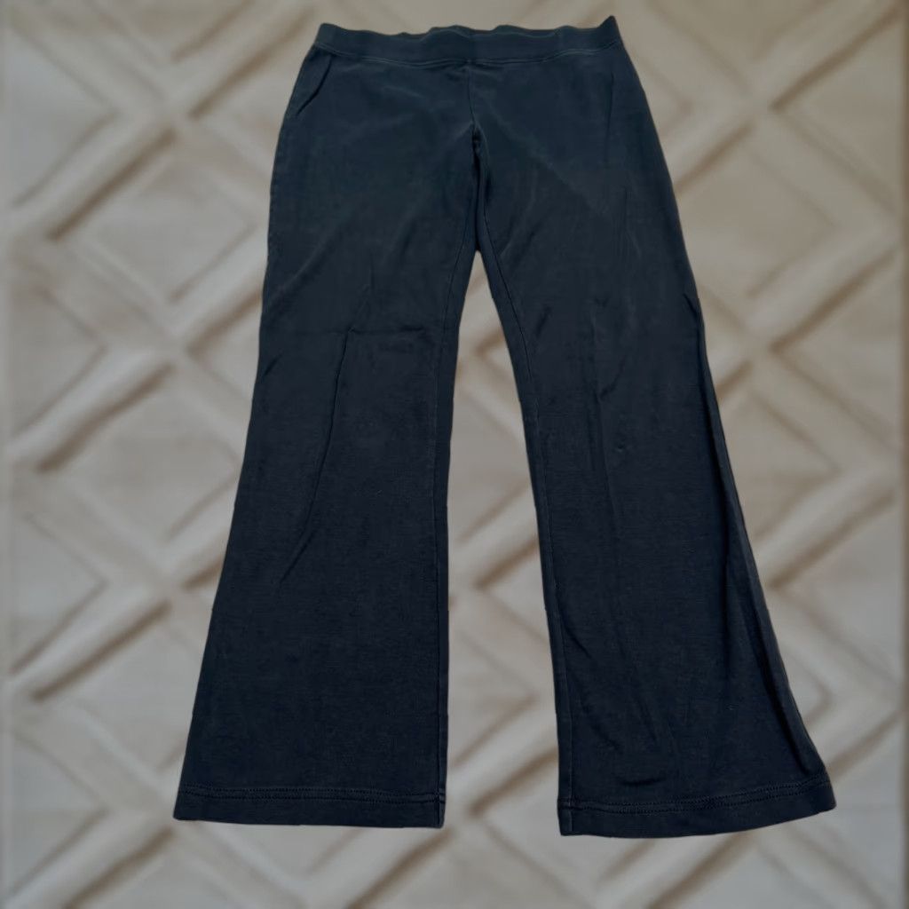 Chaps VINTAGE Chaps Women's Flare Pants Pants Women Medium Black Casual 32x30 Stretch Feminine Size 32" / US 10 / IT 46 - 1 Thumbnail