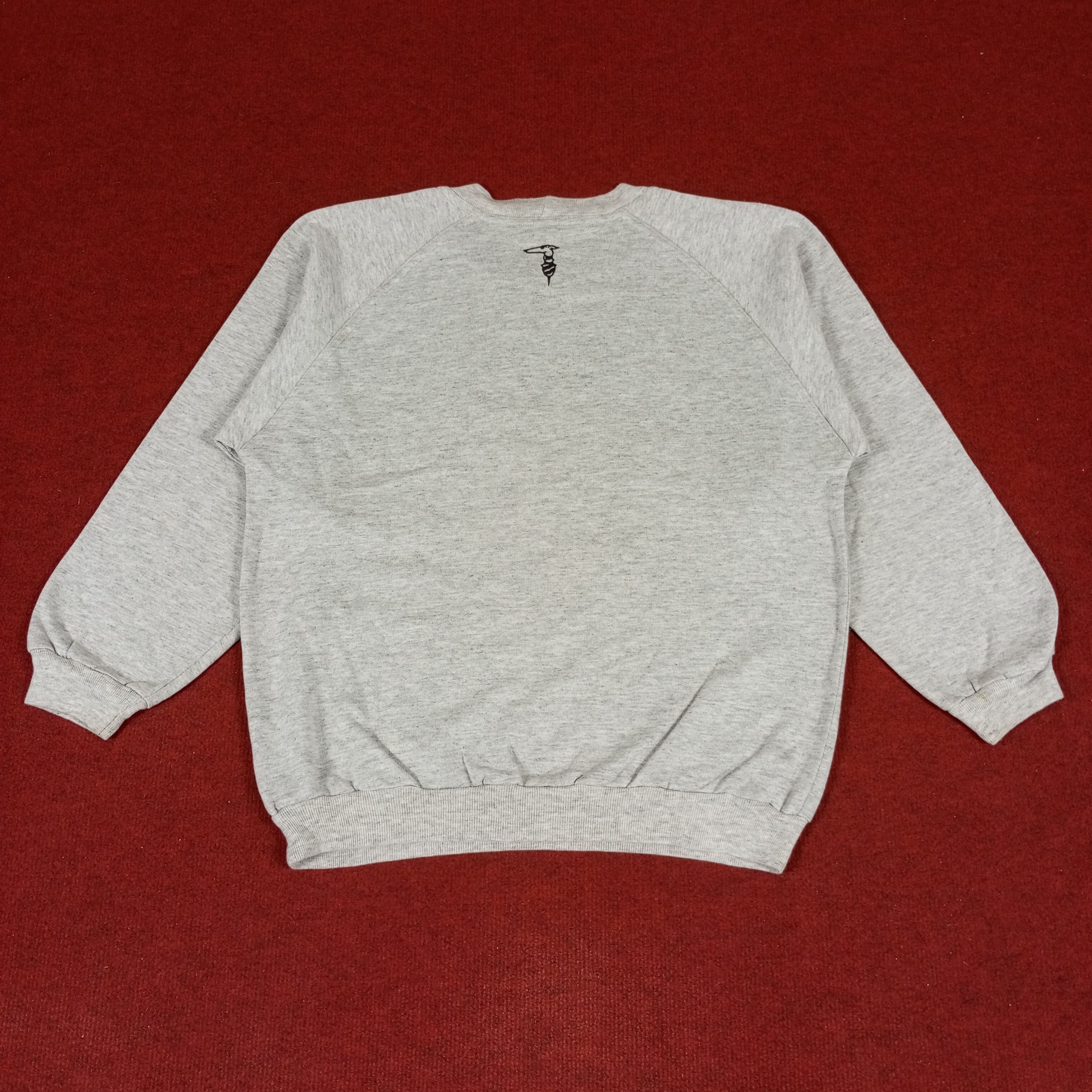 Trussardi × Vintage Trussardi Center Spellout Design Sweatshirt Size US M / EU 48-50 / 2 - 3 Thumbnail