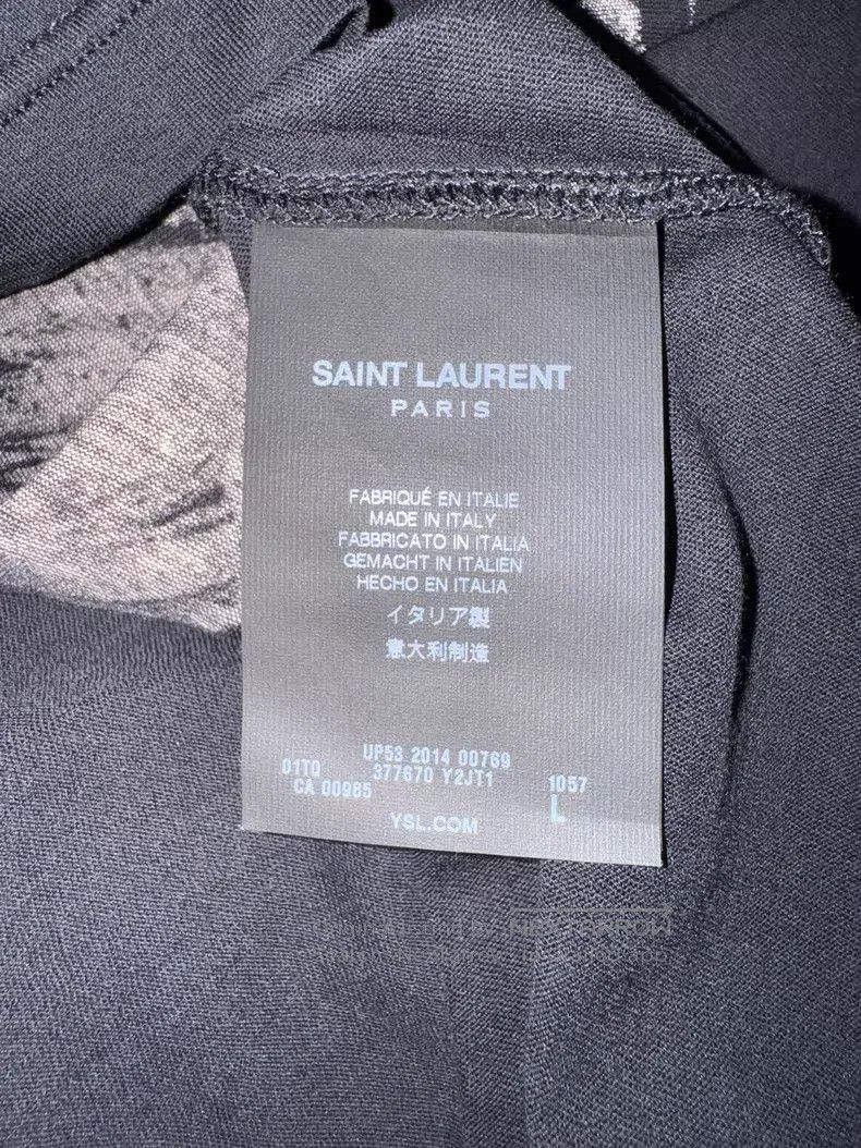 Saint Laurent Paris Saint Laurent Paris Black Large Right Men's Short Sleeve T Size US L / EU 52-54 / 3 - 5 Thumbnail