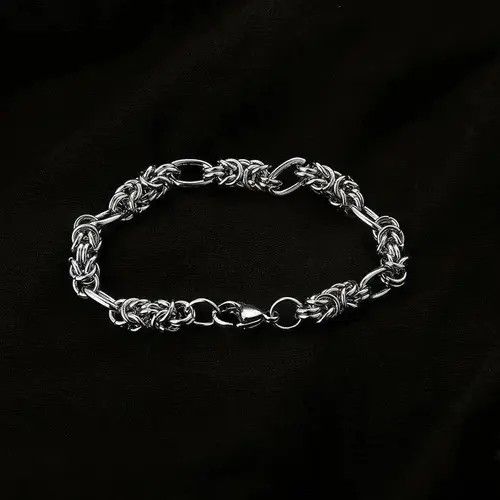 VIBE Silver Titanium Men's Vintage Bracelet Size ONE SIZE - 8 Thumbnail