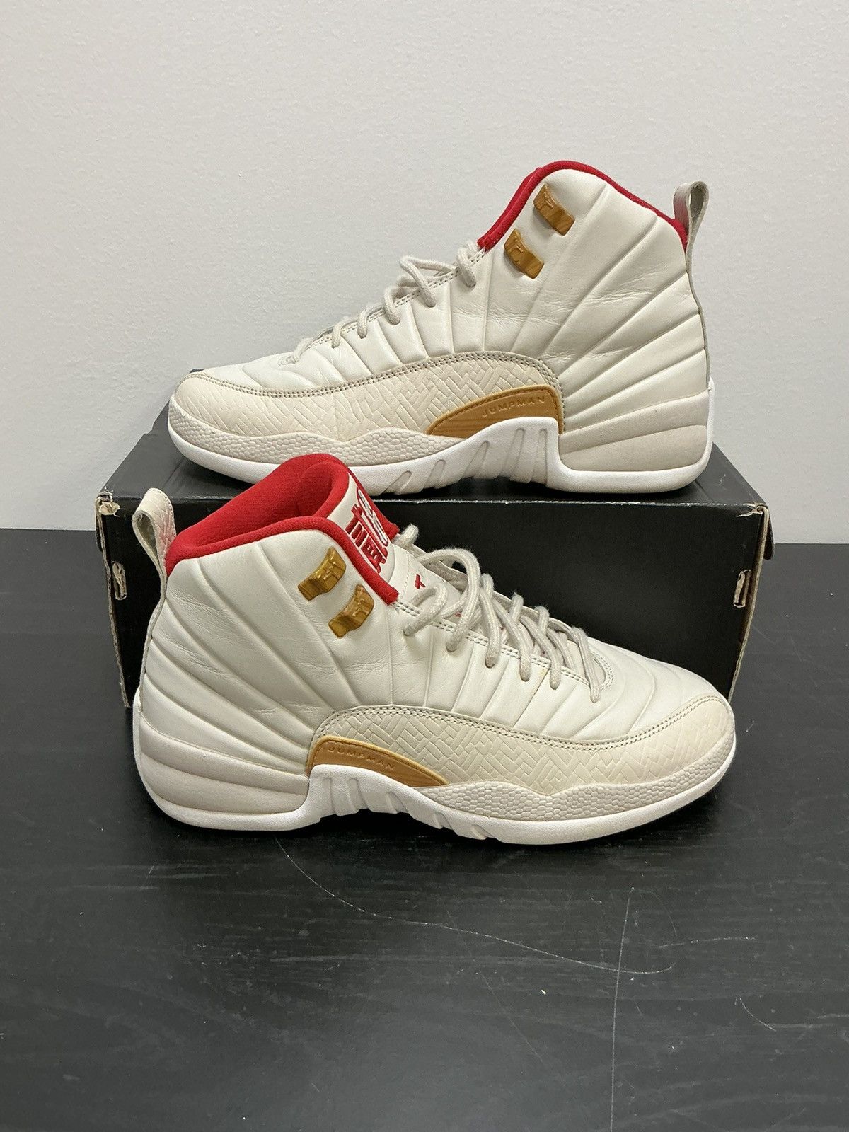 Jordan Brand Jordan 12 Chinese new year light oatmeal brown (gs) Size US 7 / EU 40 - 1 Thumbnail