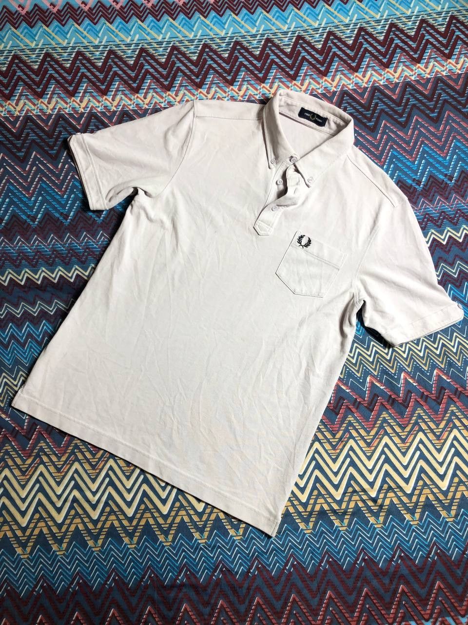 Fred Perry × Vintage Men’s Fred Perry Short Sleeve Polo T-shirt size L Size US L / EU 52-54 / 3 - 3 Thumbnail