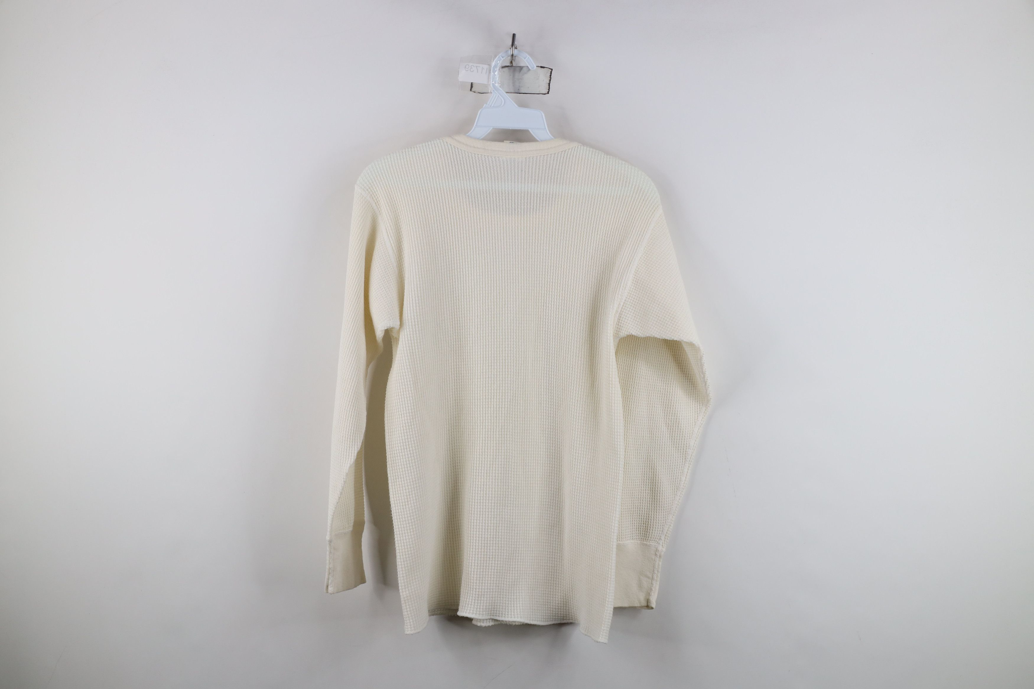 Vintage Vintage 90s Streetwear Waffle Knit Long Sleeve T-Shirt USA Size US XL / EU 56 / 4 - 8 Thumbnail