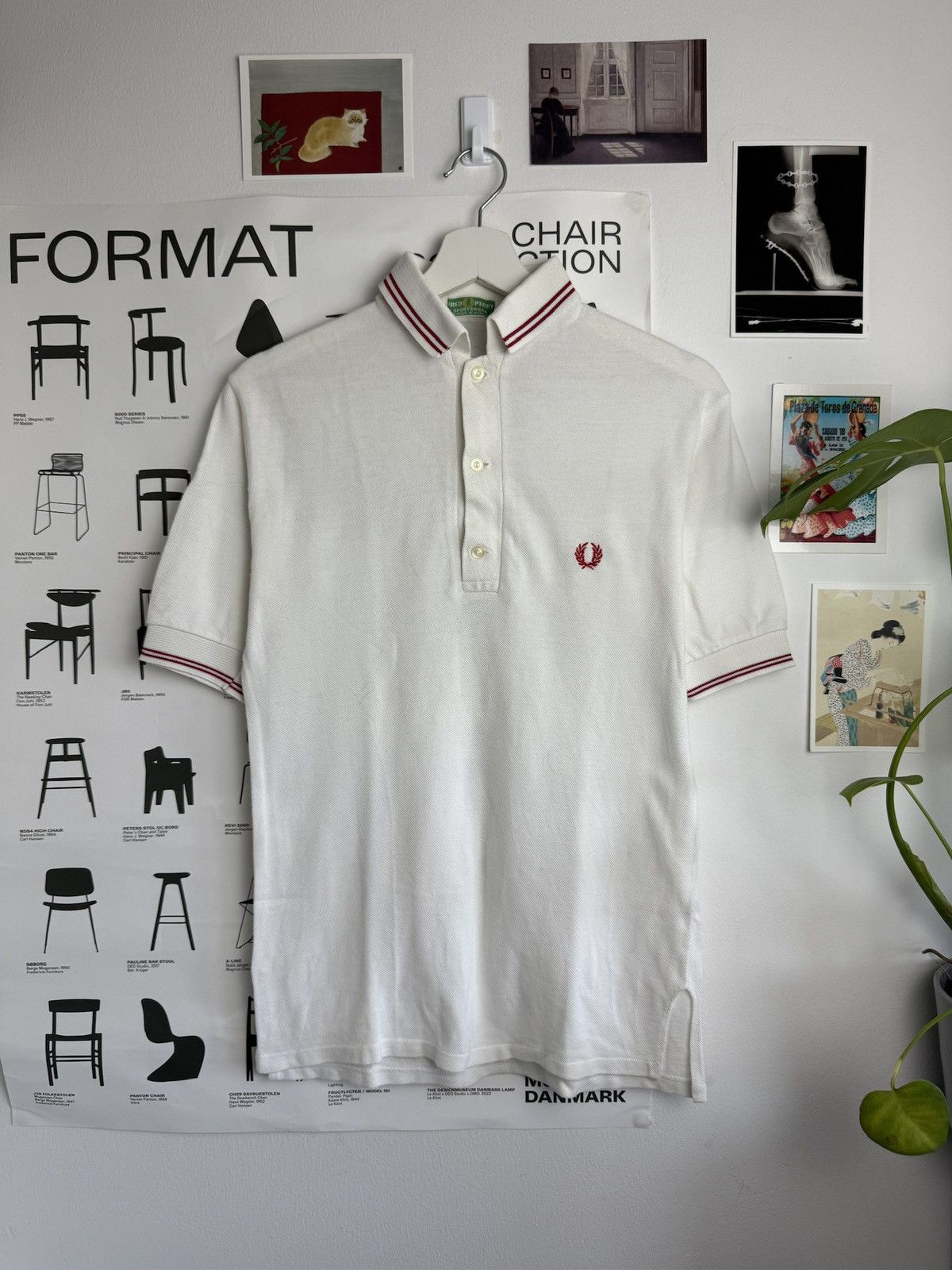 Fred Perry × Vintage Vintage 90s Fred Perry white polo t-shirt S punk designer y2k Size US S / EU 44-46 / 1 - 1 Thumbnail
