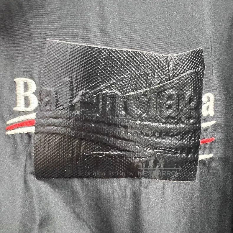 Balenciaga Balenciaga Coca-Cola Tape Print Hooded Snap Button Windbre Size US XS / EU 42 / 0 - 4 Thumbnail